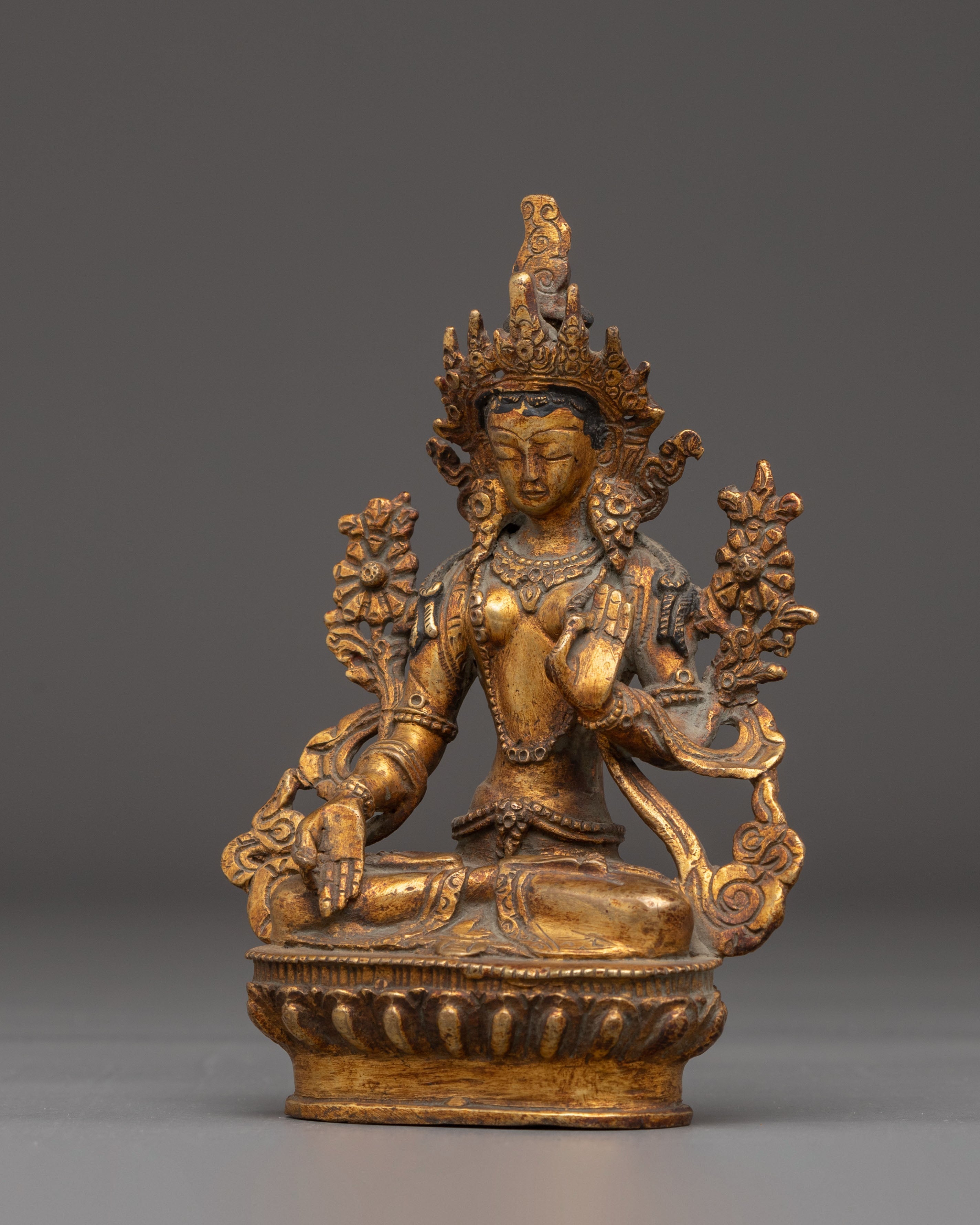 Healing Goddess Mother White Tara Statue | Longevity Symbol