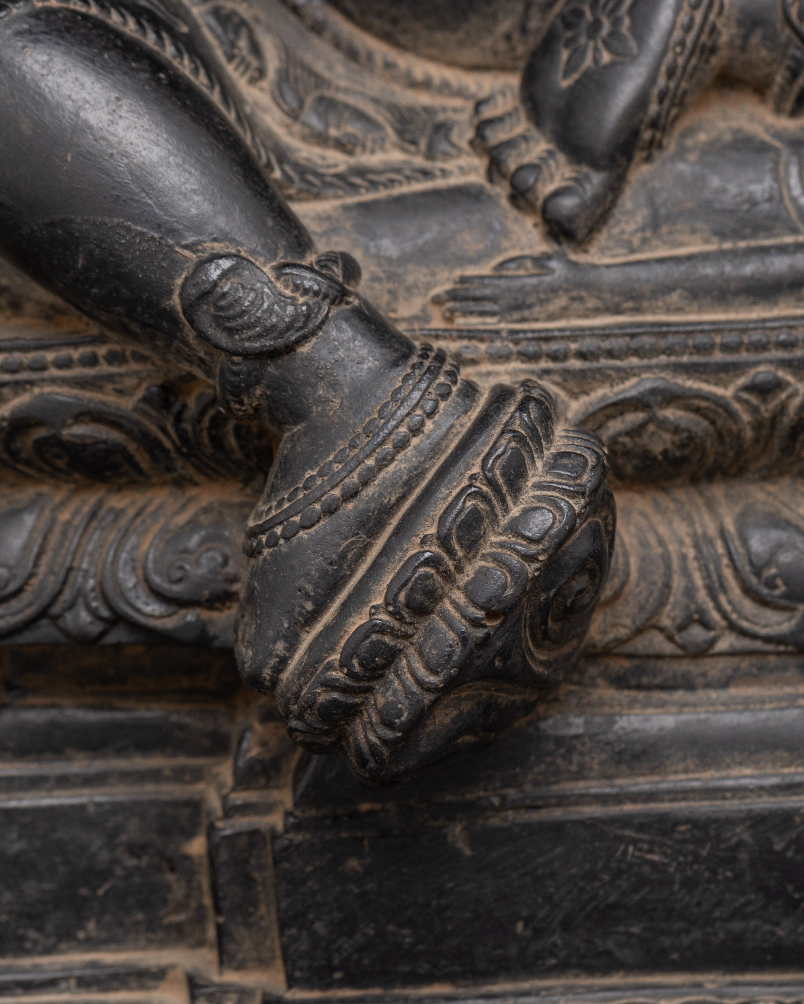 Sacred Four-Armed Mahakala Statue | Protector Deity of Dharma