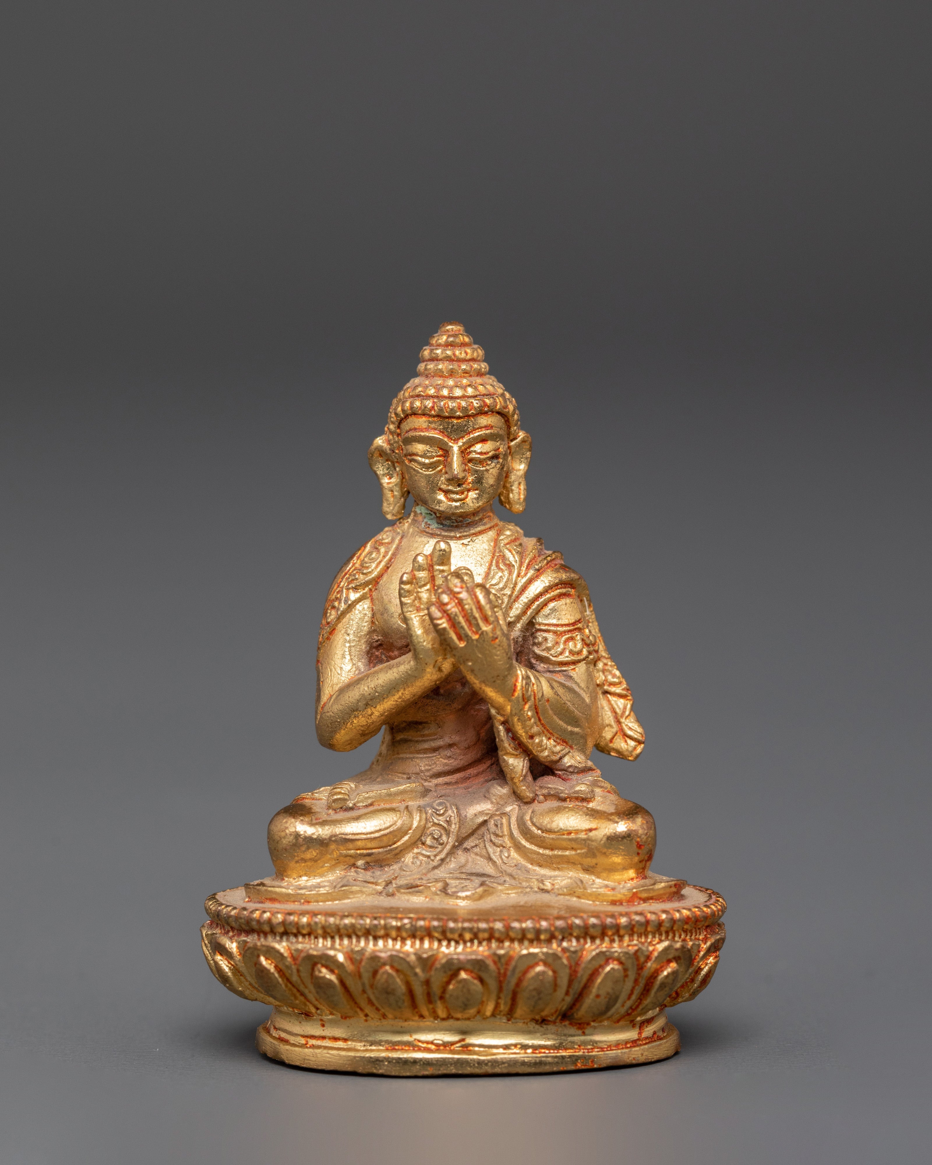 Tibetan Treasure Box with Buddha Statue | Handcrafted Spiritual Gift