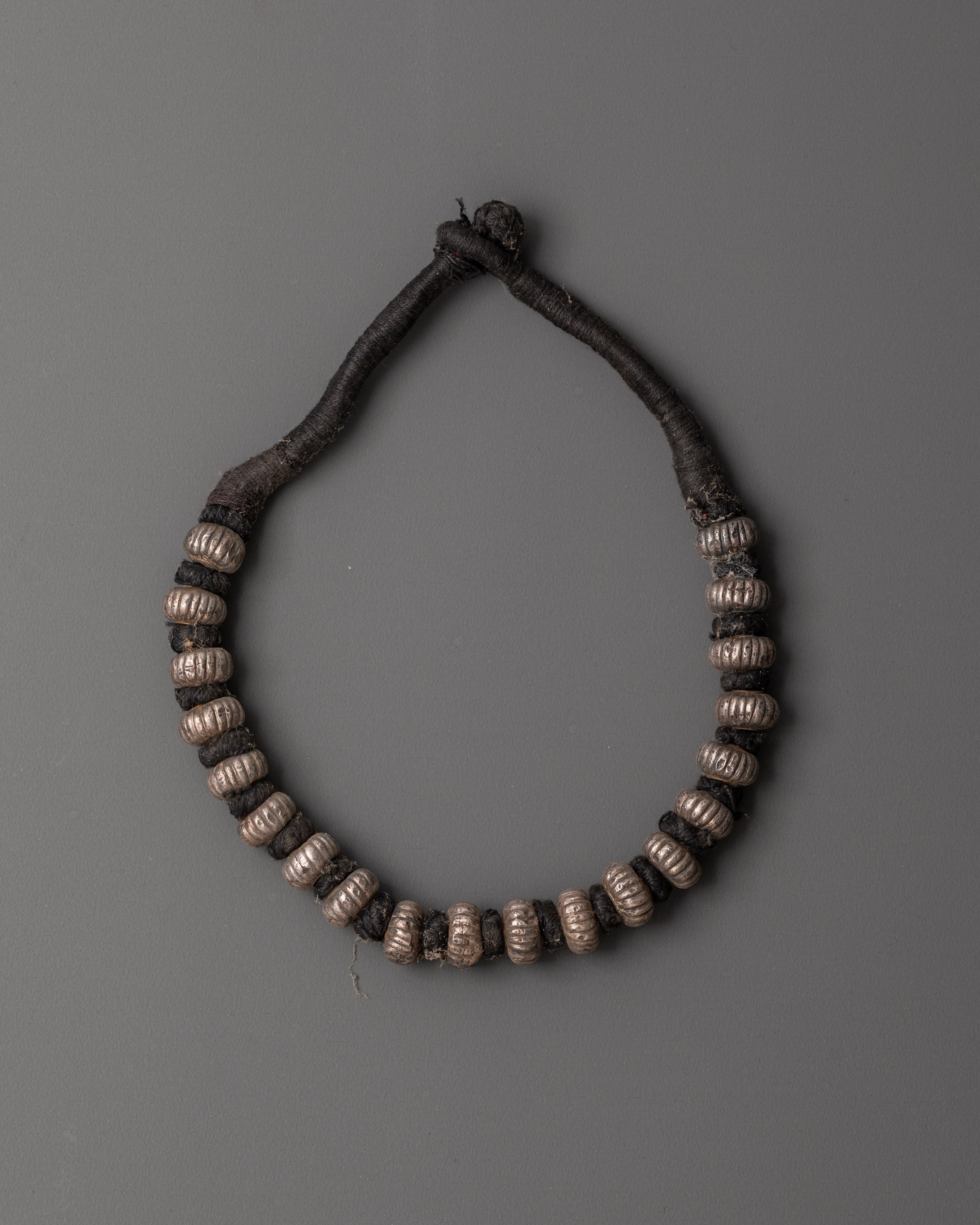 Handmade Traditional Silver Mala | Silver Beads for Spiritual Practice