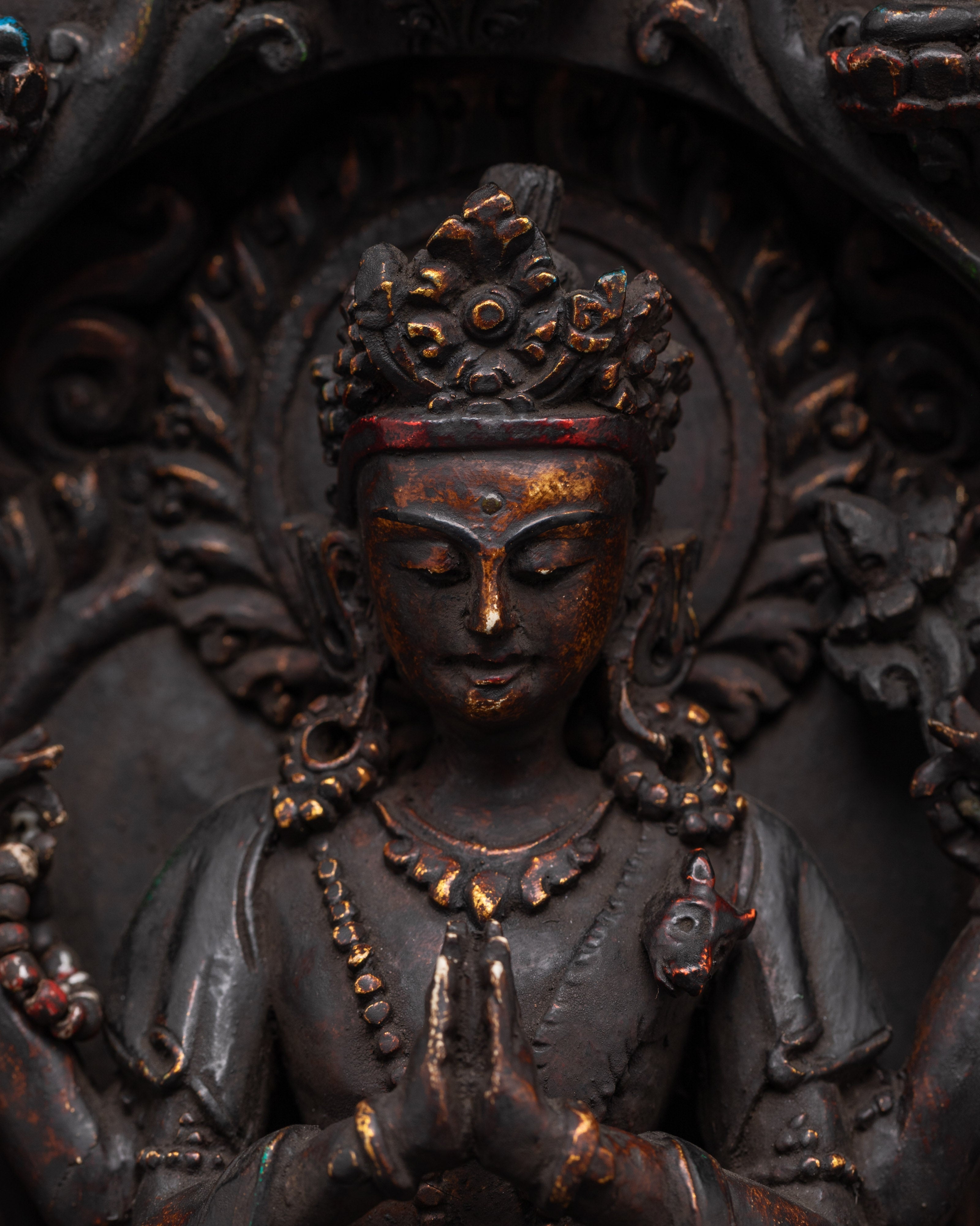 Divine Compassionate Deity Chenrezig Sculpture | Symbol of Boundless Compassion