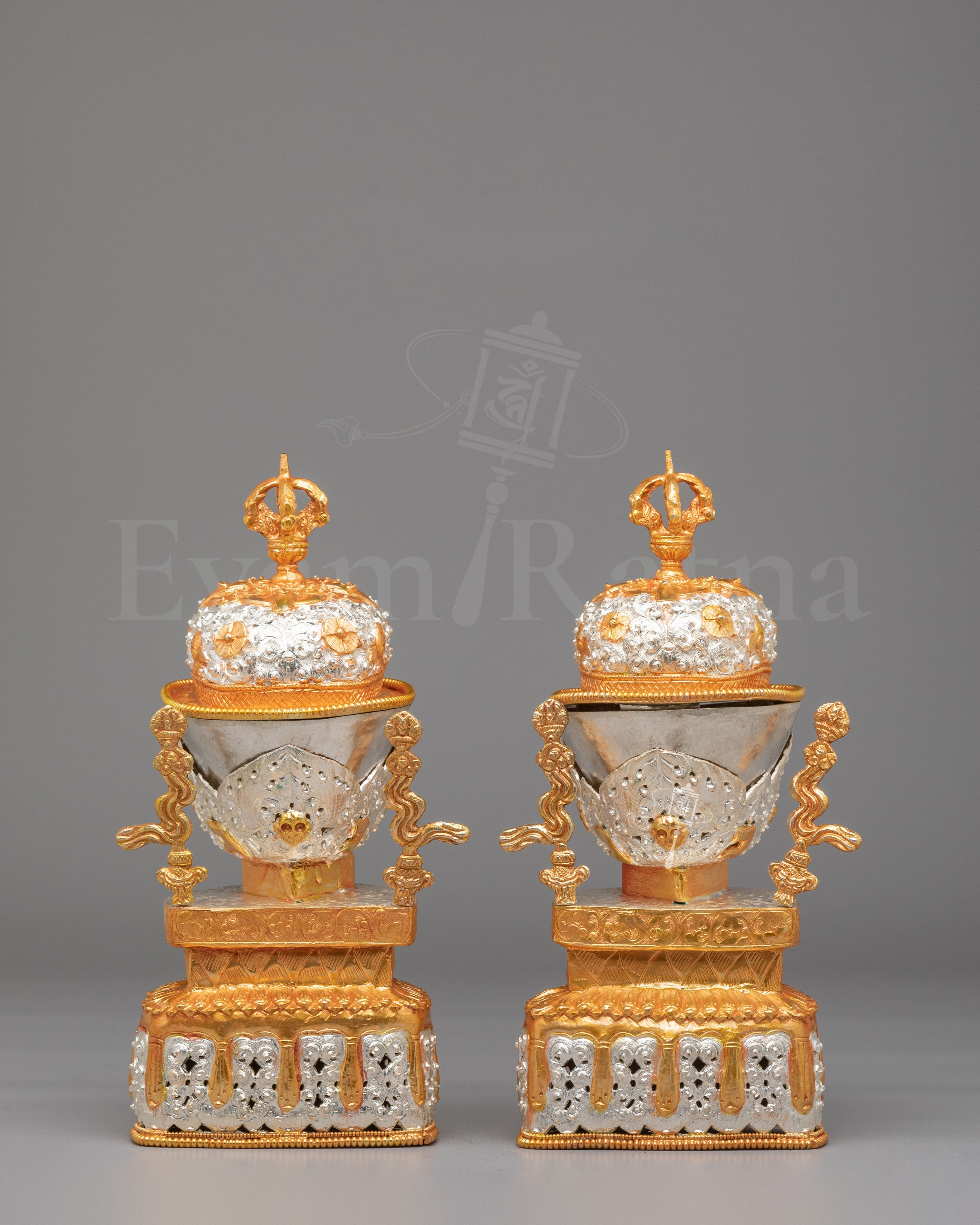 Buddhist Ritual Kapala Set 