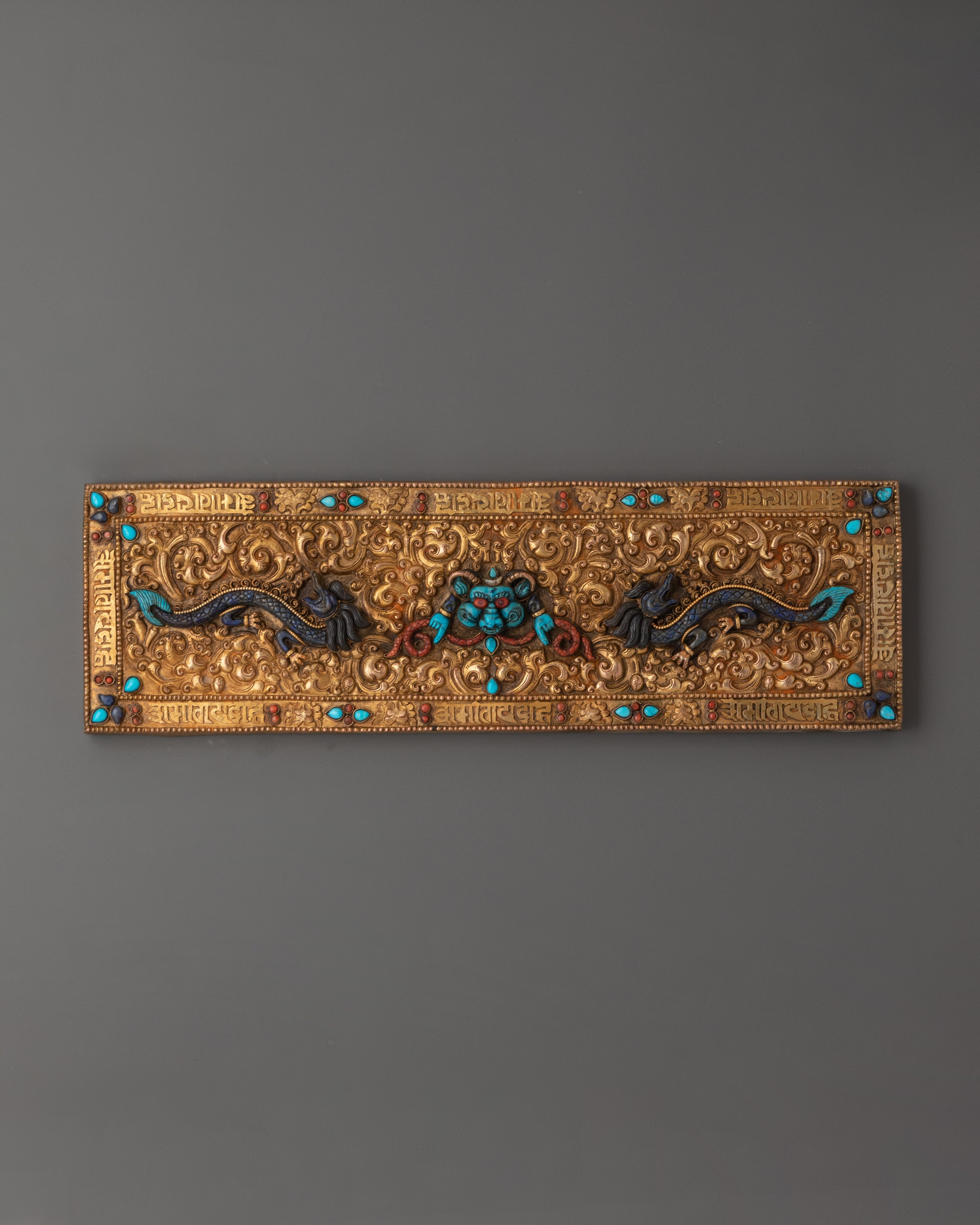Tibetan Copper Book | For Elegant Display or Sacred Ornament