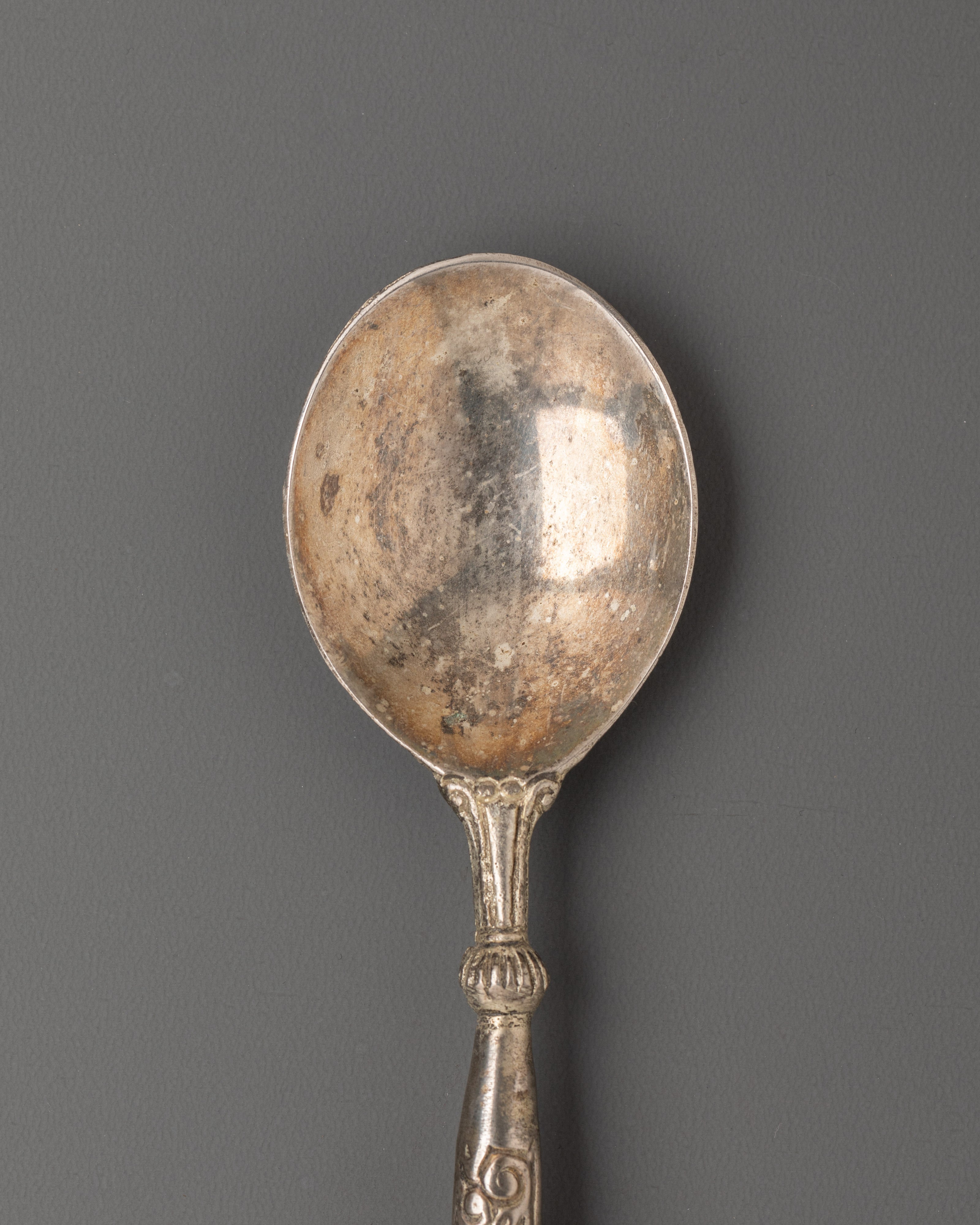 Handcrafted Spoon and Fork Pair | Intricate White Metal Design for Elegant Dining