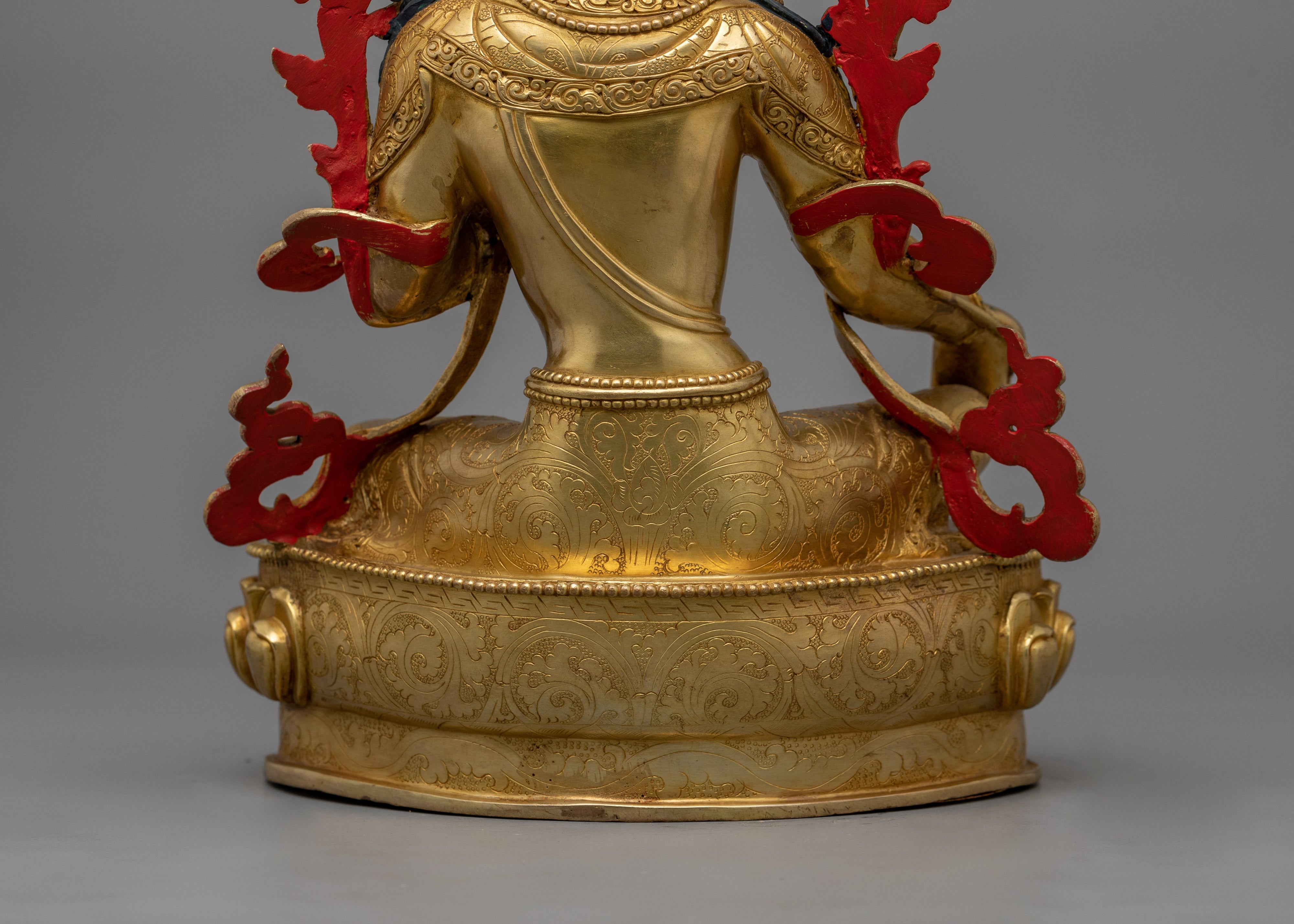 Green Tara Protector Deity Statue | Divine Feminine Artwork