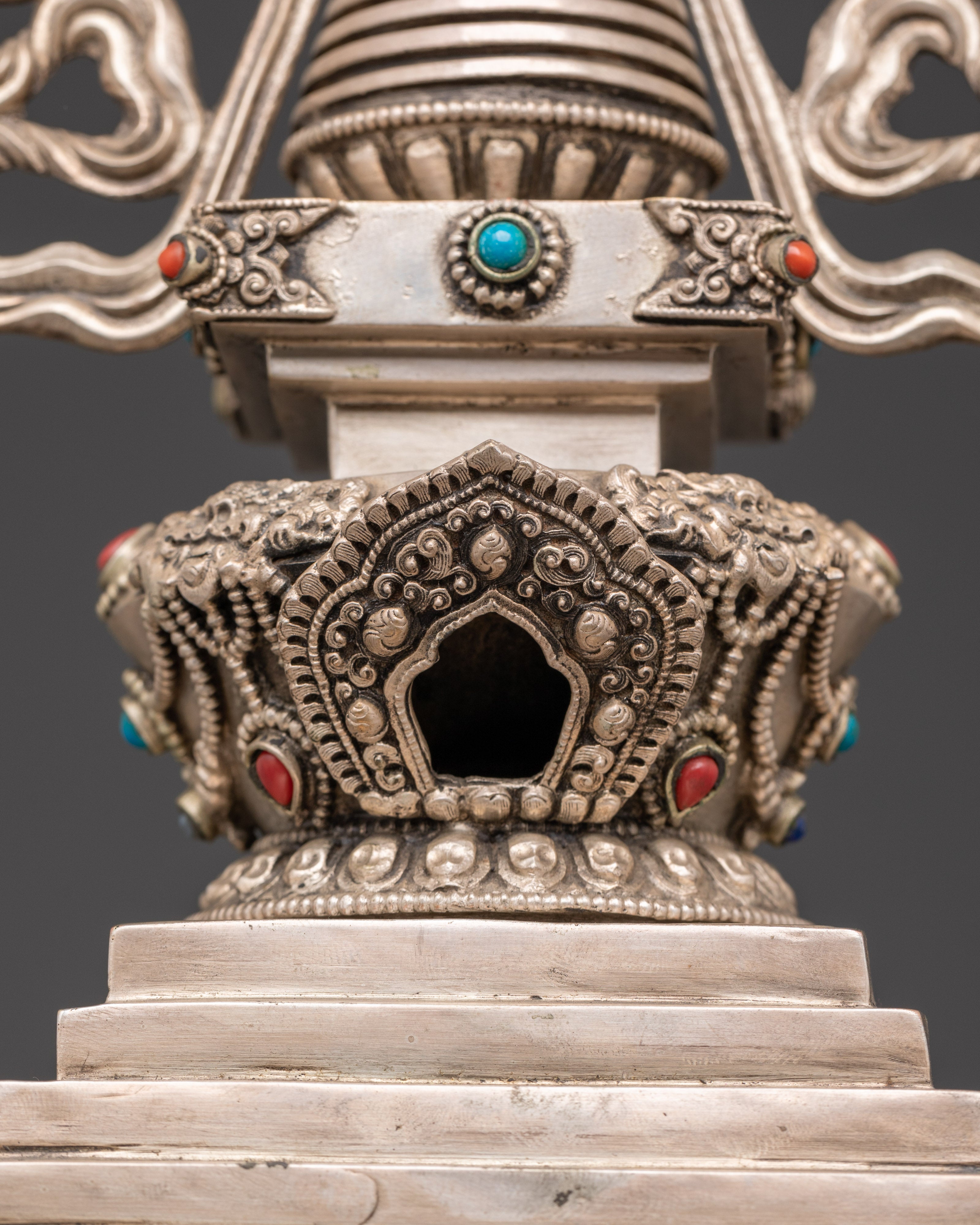 Stupa Tibetan Sacred Enlightenment Symbol | Spiritual Buddhist Shrine Statue