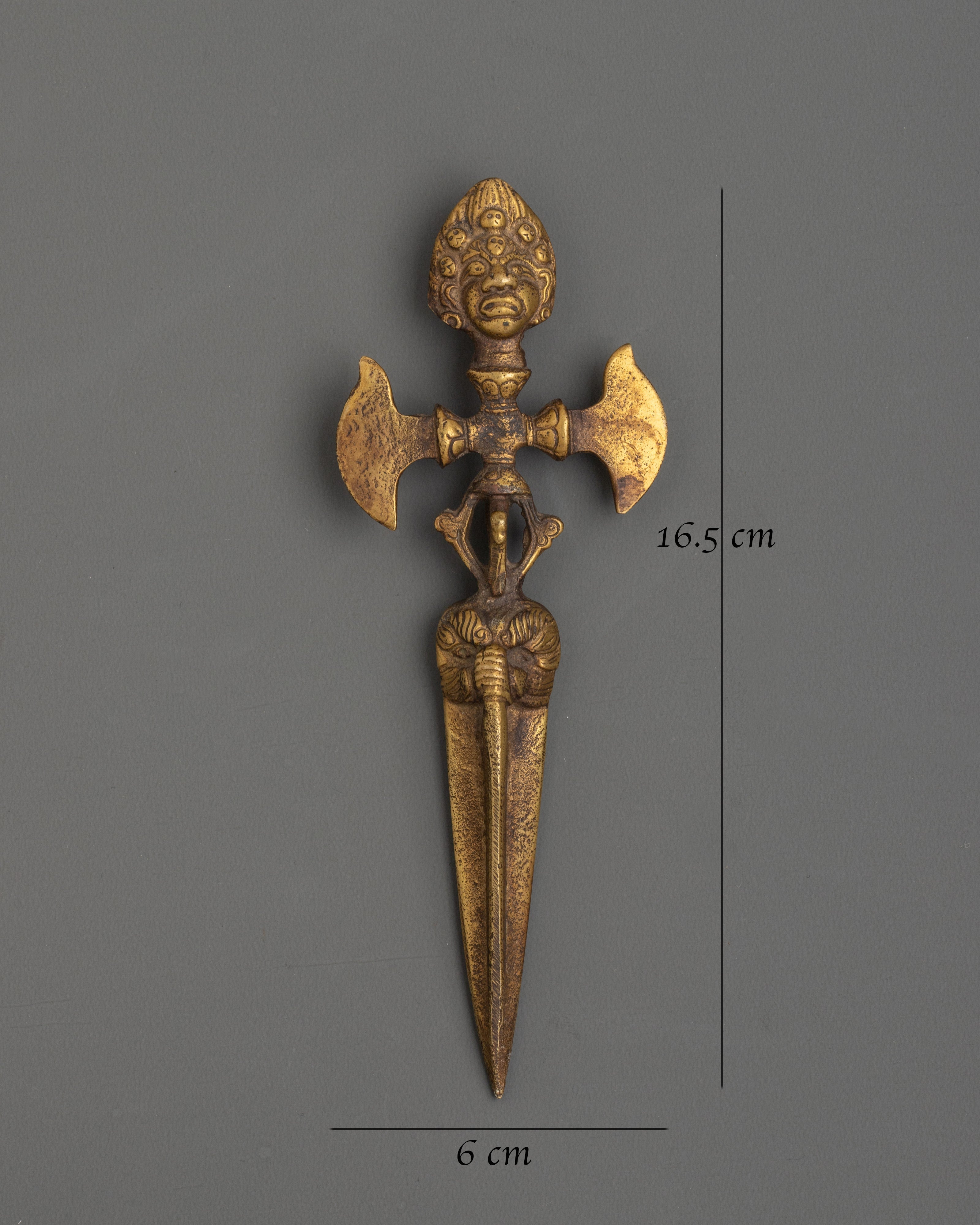 Handcrafted Brass Phurba | Sacred Spiritual Phurba Dagger for Rituals