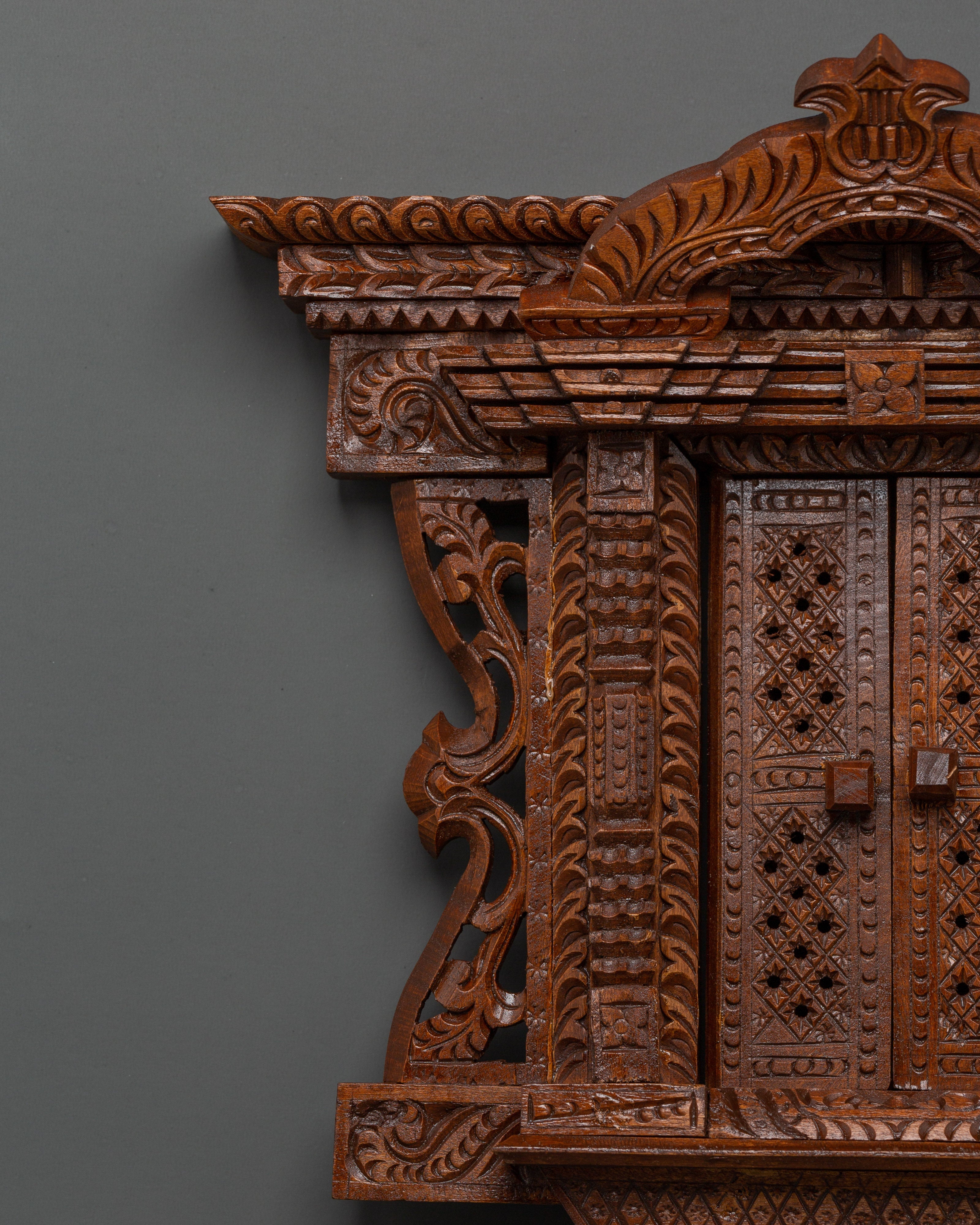 Kumari Window Frame Wall Hanging | Traditional Newari Art