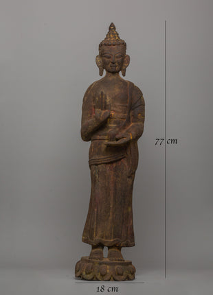 Amogasiddhi Buddha for Spiritual Decor | The Embodiment of Enlightenment