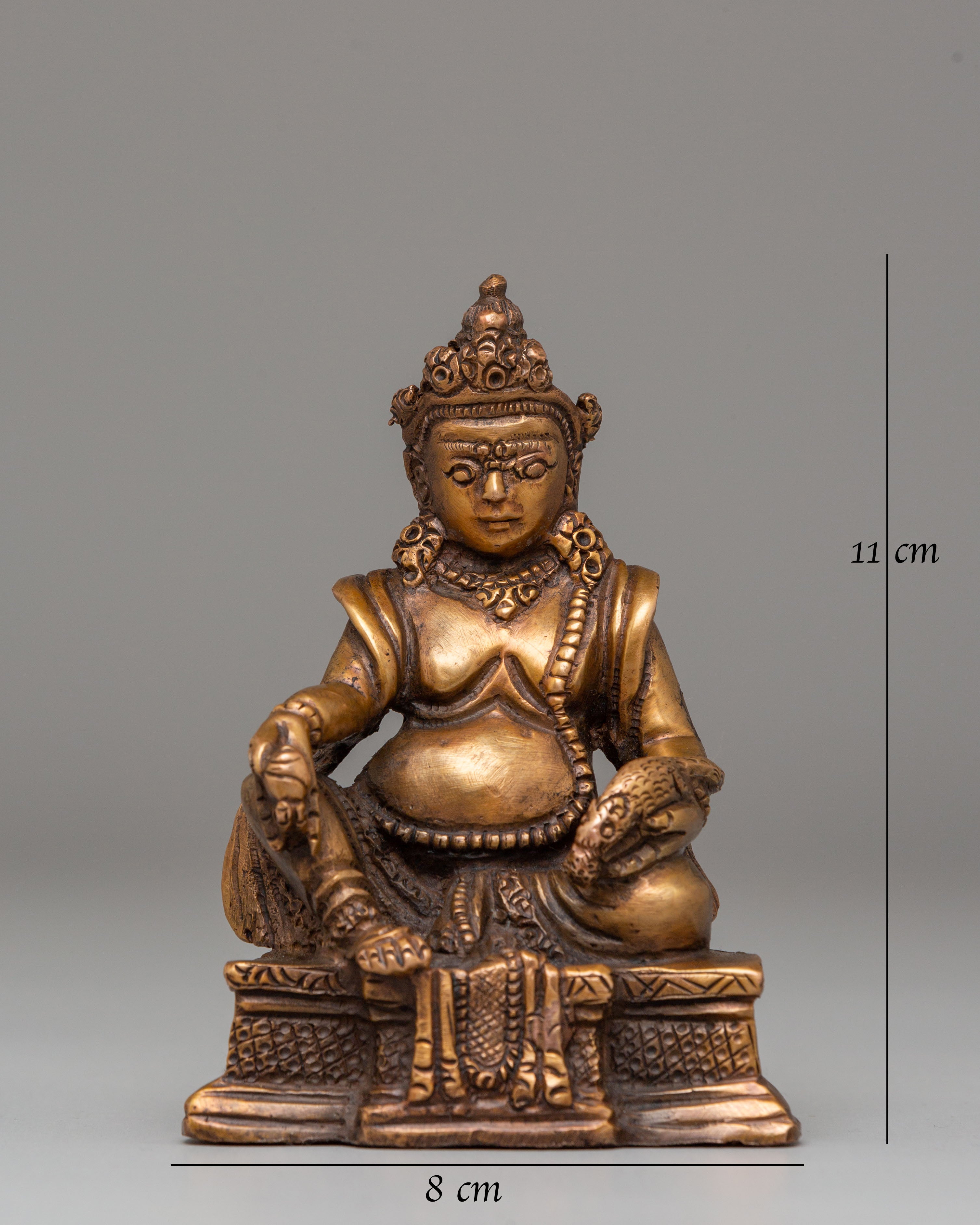 Sacred Dzambhala Statue for Abundance | Tibetan Wealth Deity Art