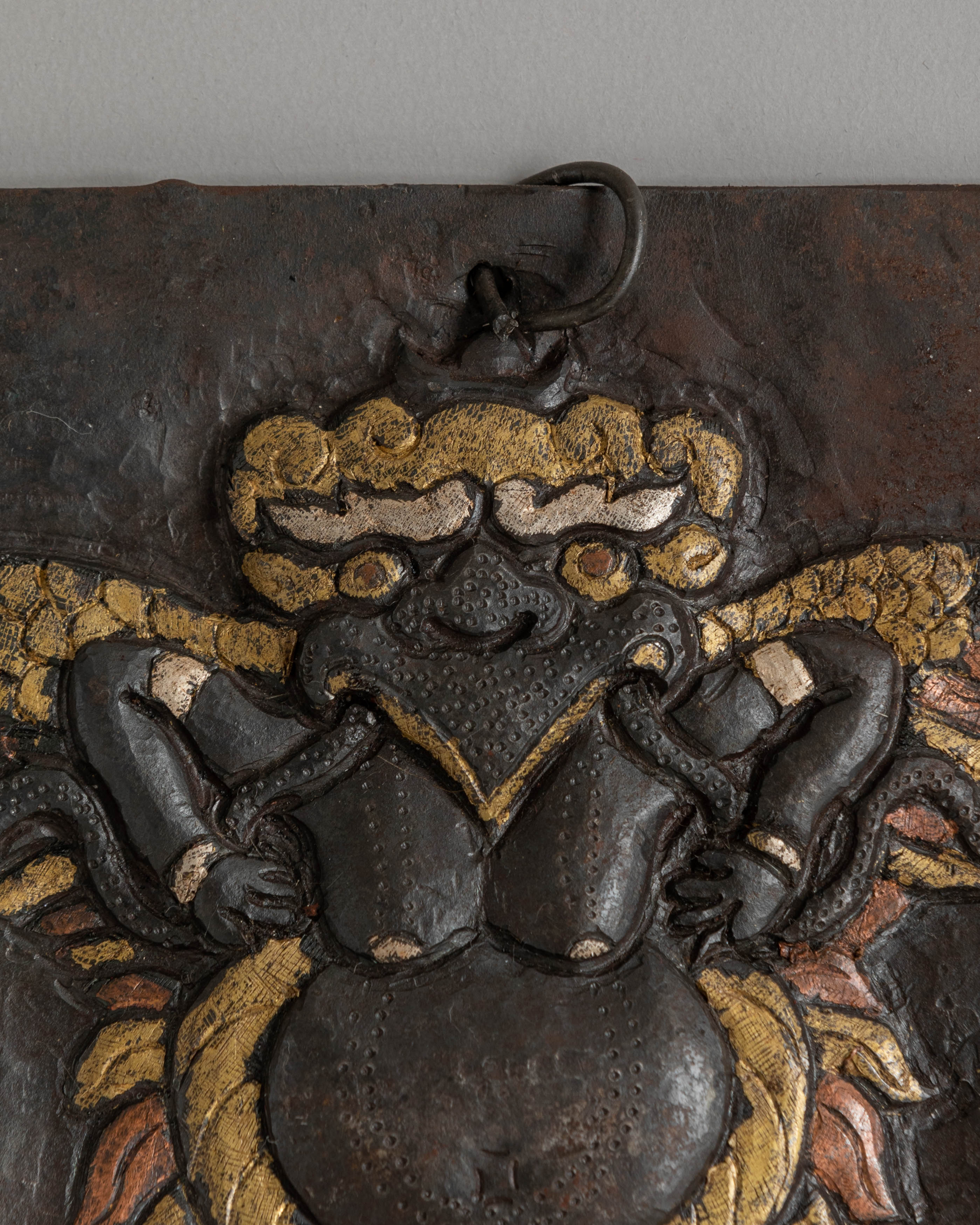 Handmade Guardian Garuda Wall Hanging | Tibetan Protective Wall Art