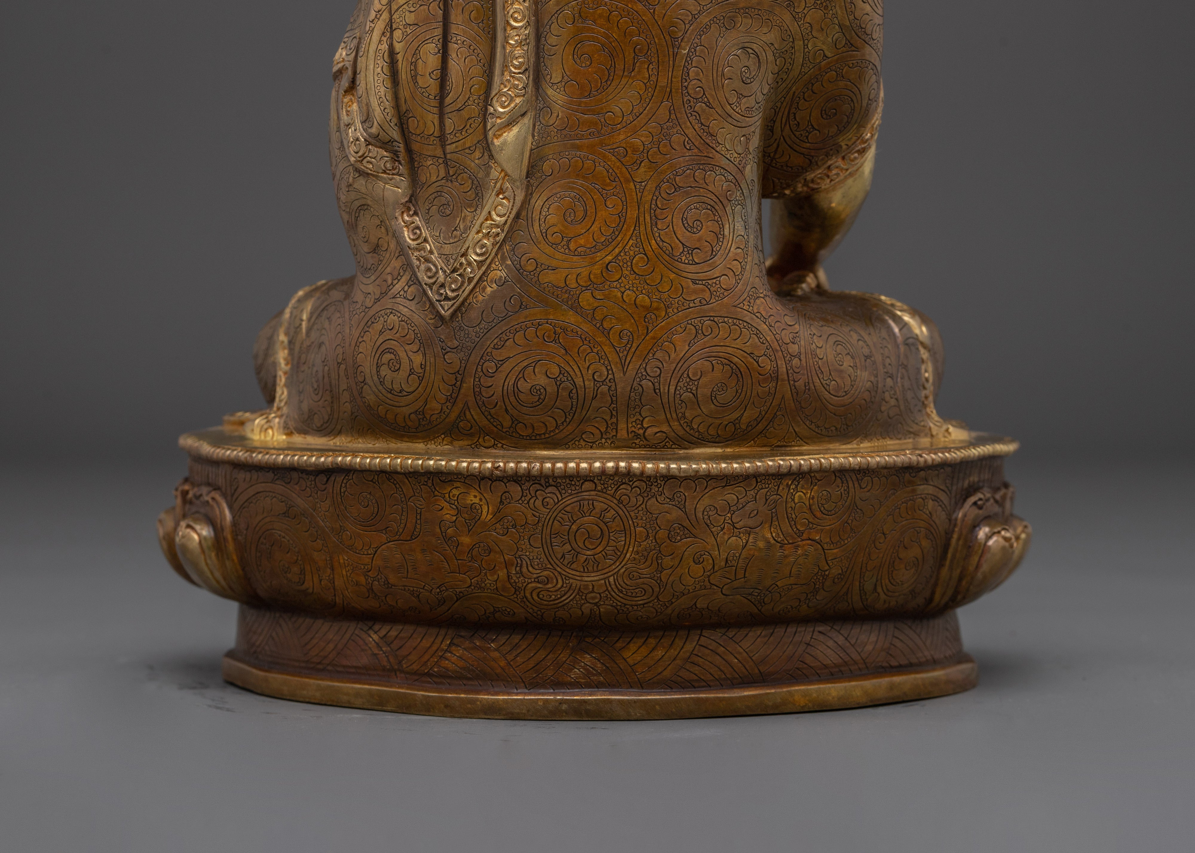 Enlightened Dharma Teacher Shakyamuni Buddha Art | Symbol of Spiritual Awakening