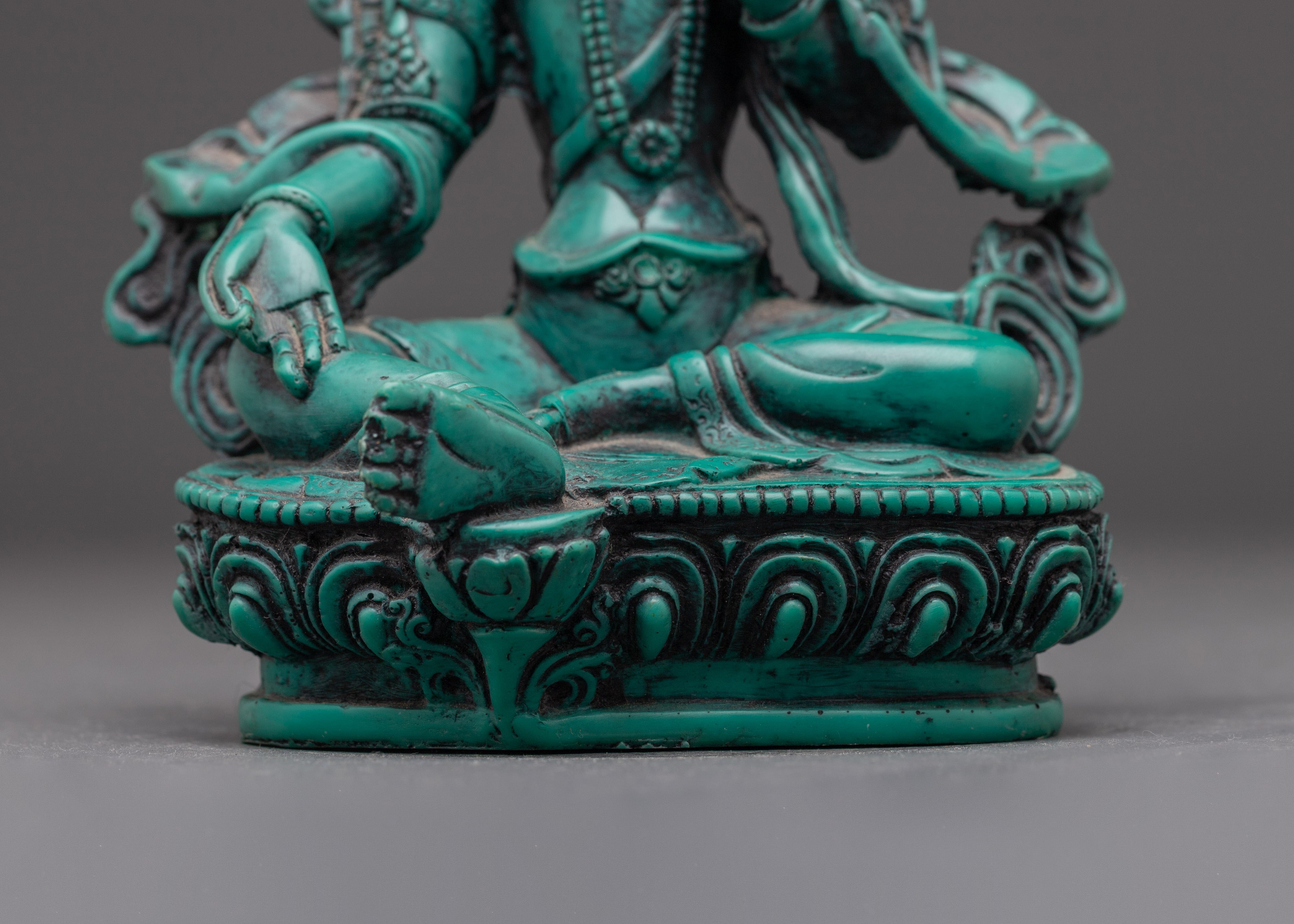 Spiritual Green Tara sculpture | Tibetan Goddess Tara Statue
