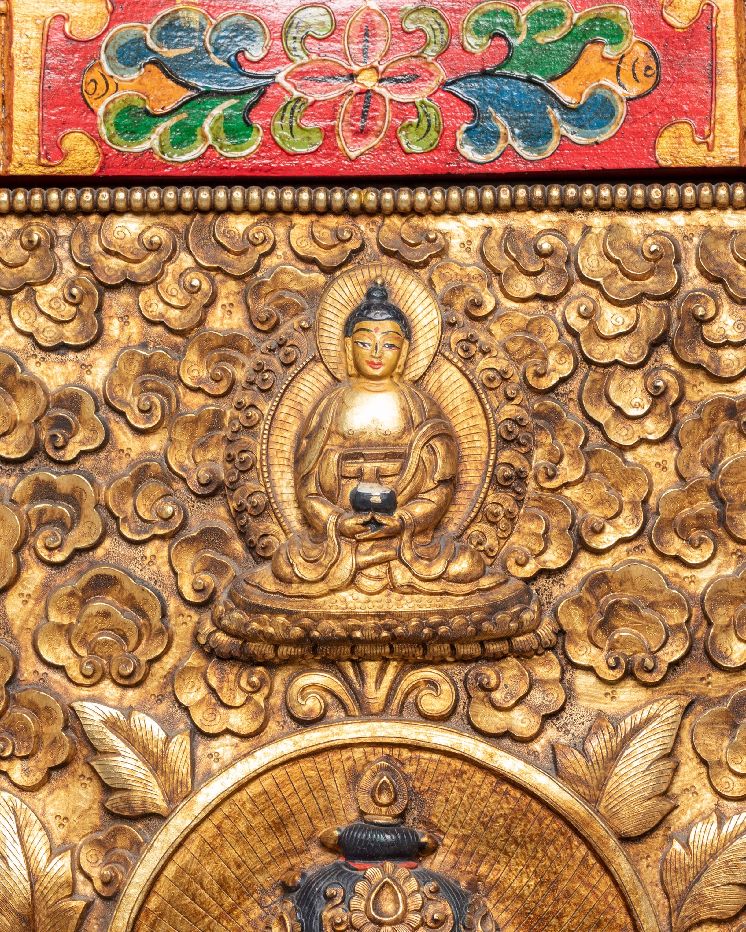 Amitayus Buddha of Infinite Life Wall Hanging | Symbol of Longevity