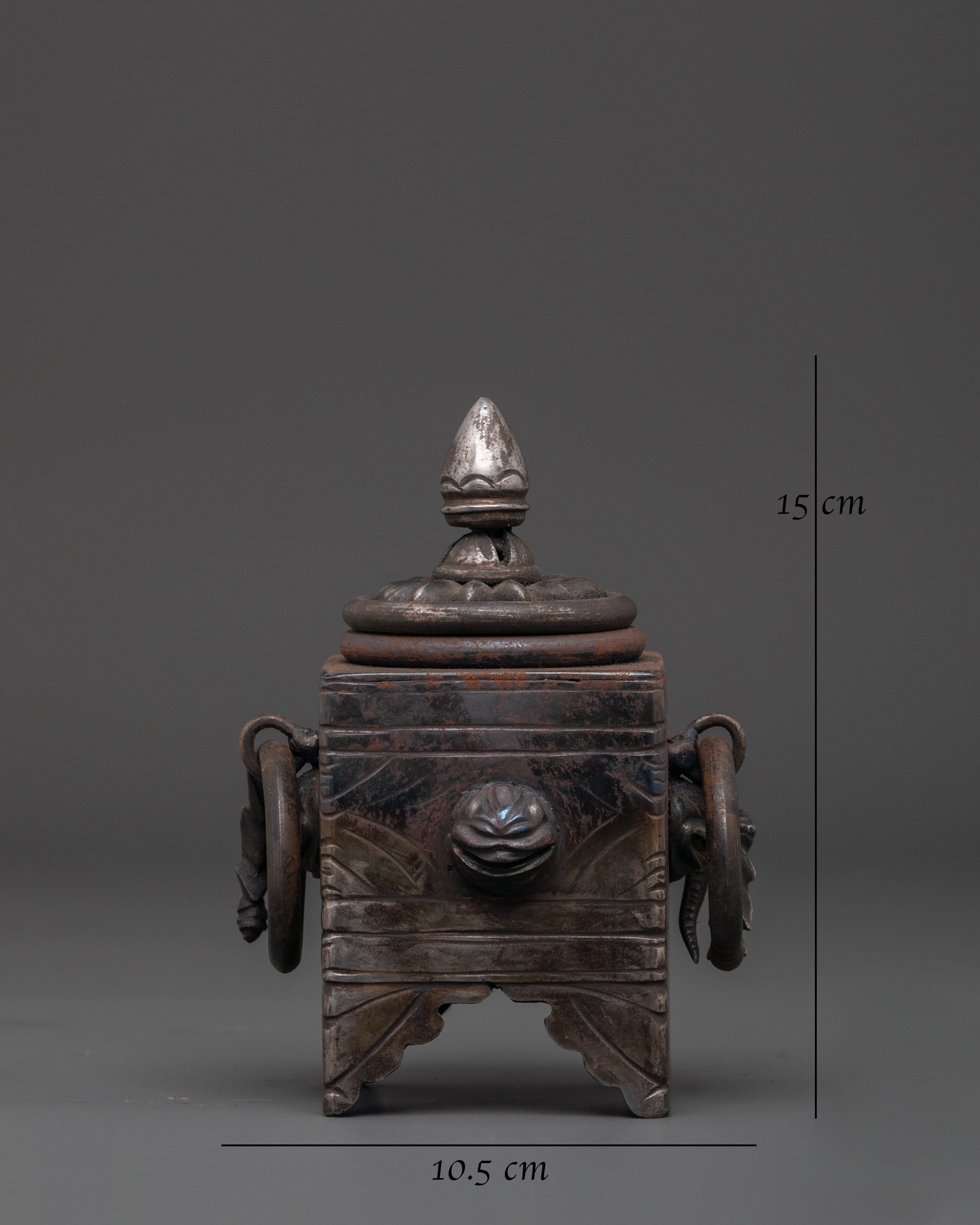 Handcrafted Tibetan Incense Burner  | Ritual Burner for Meditation