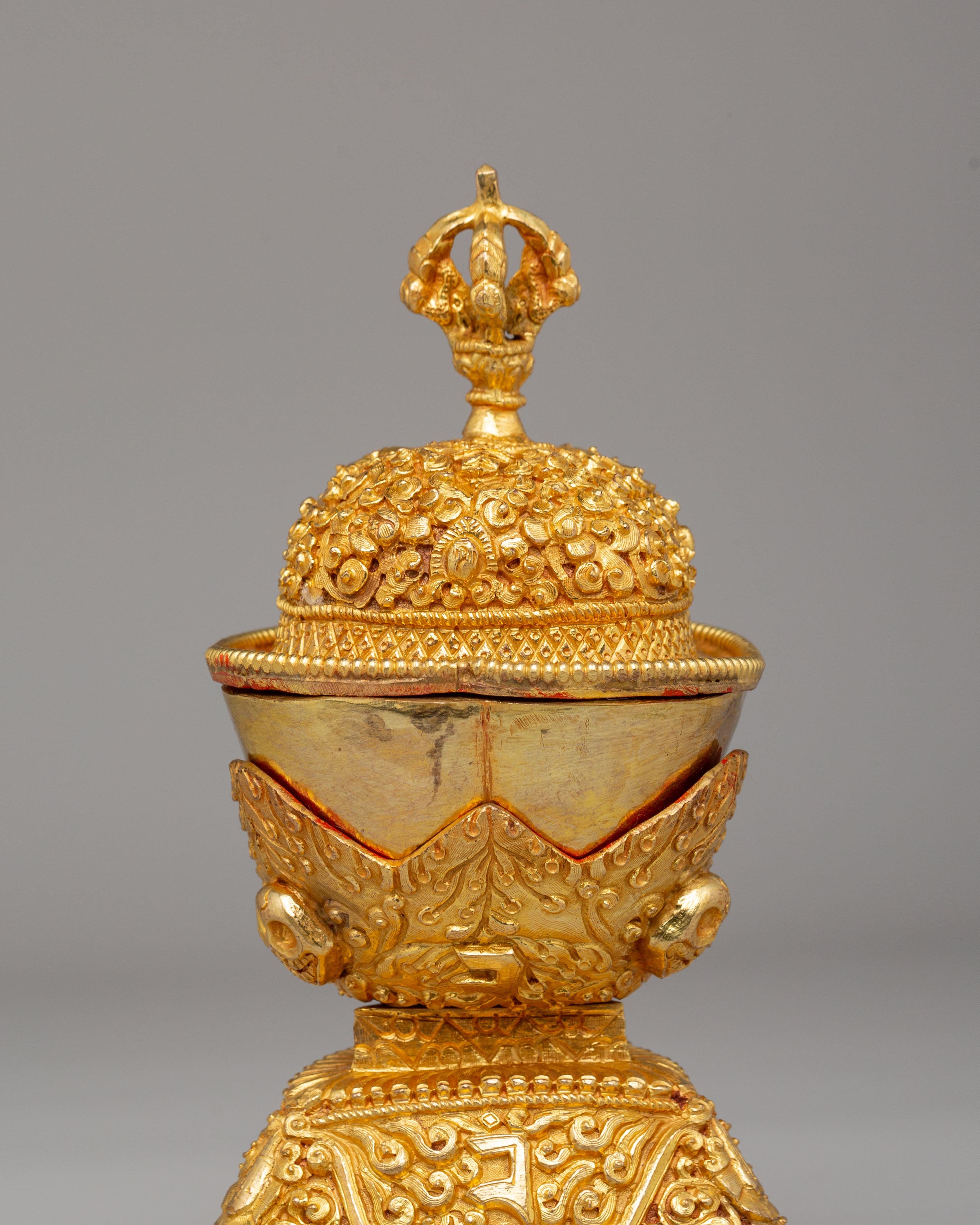 Kapala Buddhist Ritual Cup | Sacred Kapala for Meditation & Offerings