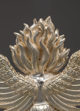 Divine Garuda Statue | Handcrafted Copper with Silver Plating