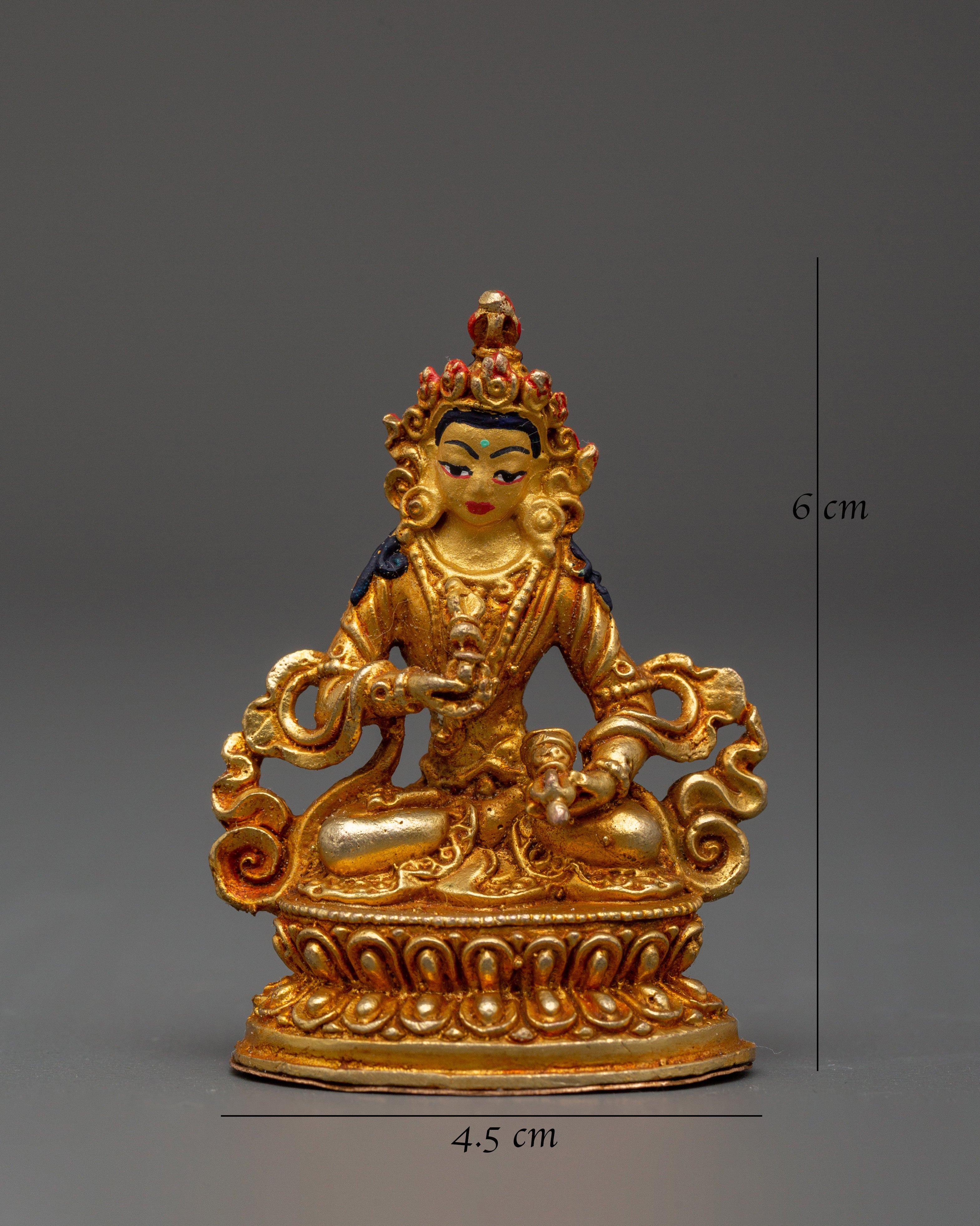 Gold Plated Doje Semba Sculpture | Tibetan Spiritual Art
