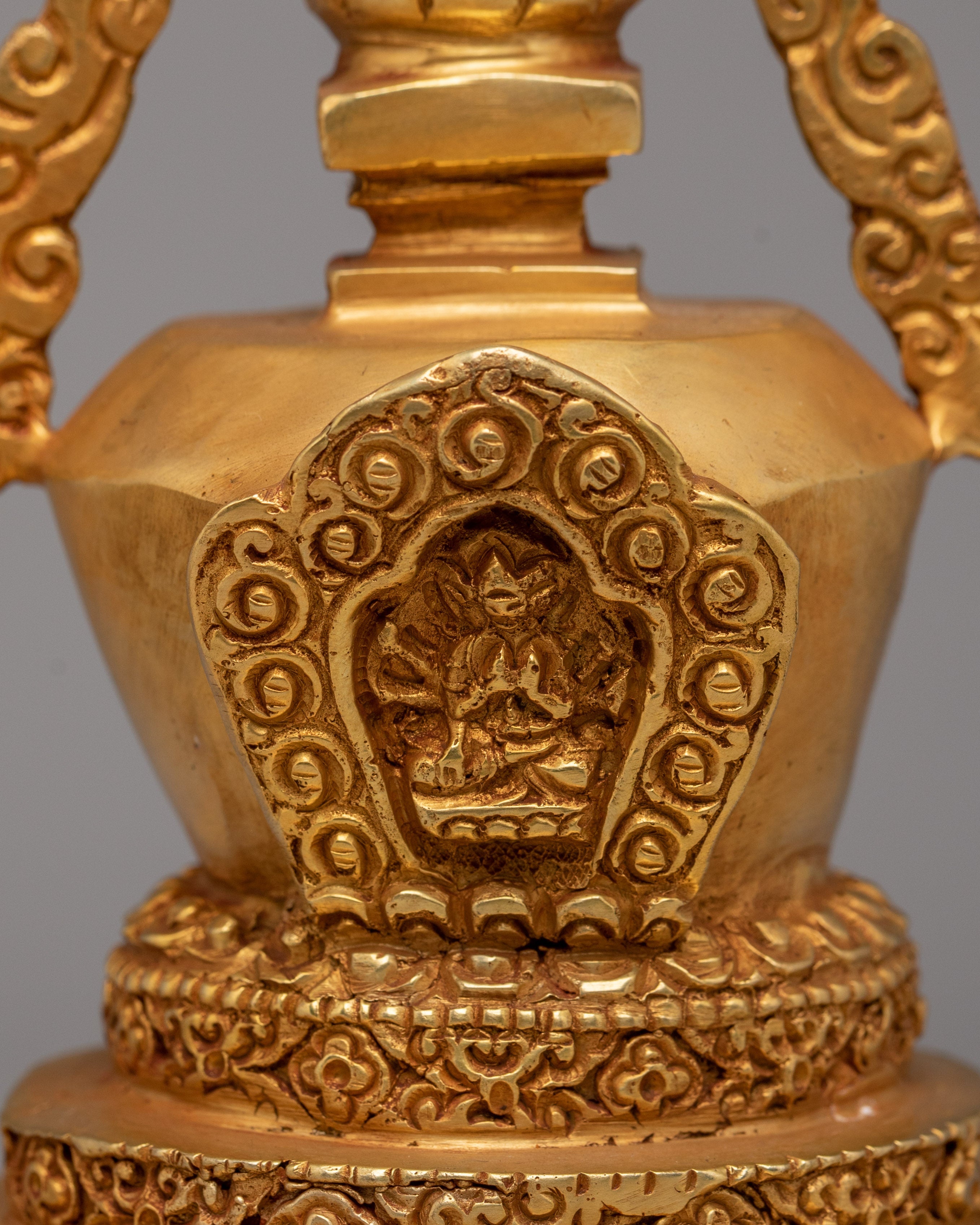 Handmade Stupa for Rituals | Tibetan Buddhist Altar Decor