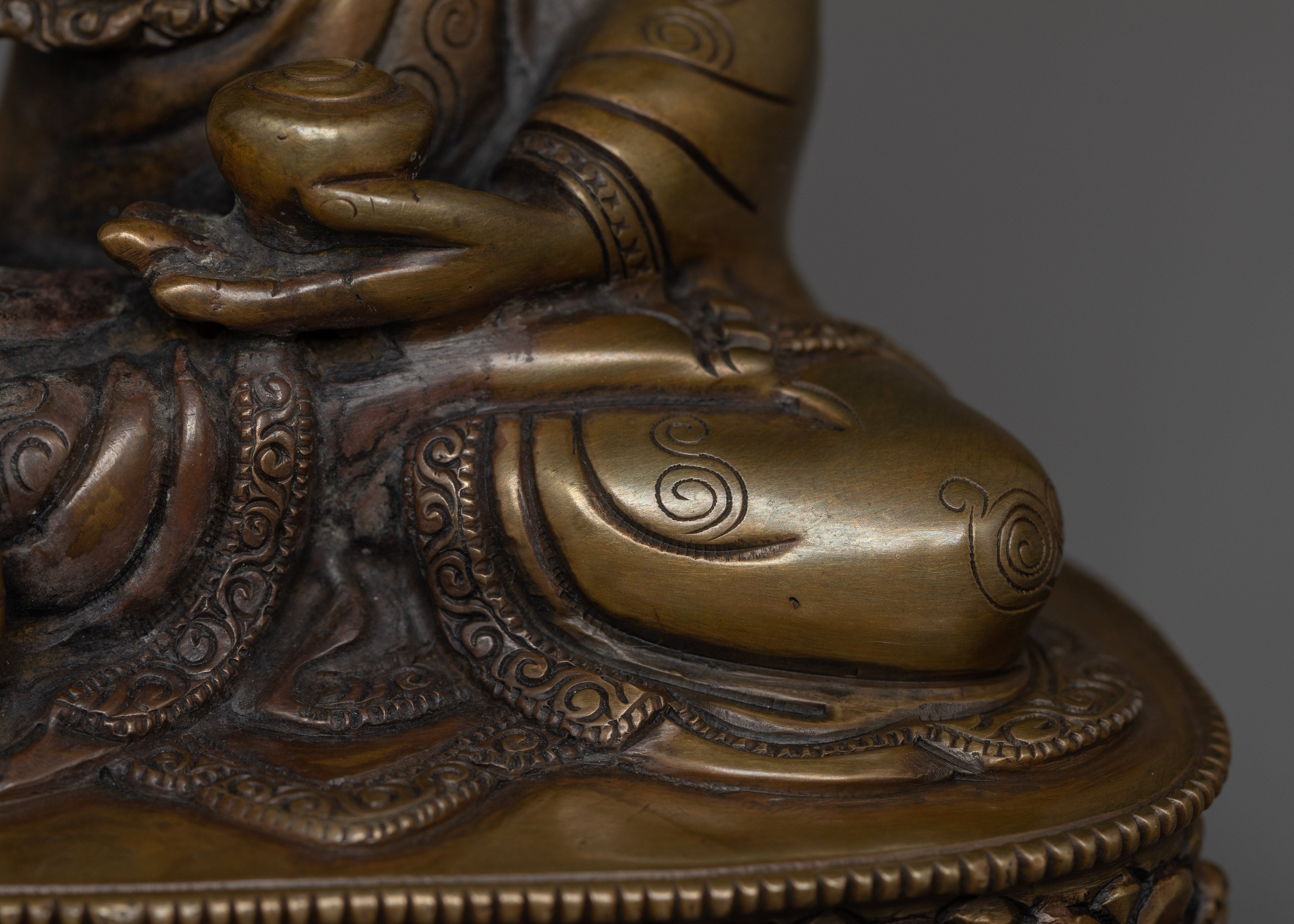 Handcrafted Buddhist Statue of Ratnasambhava | Jewel-Born