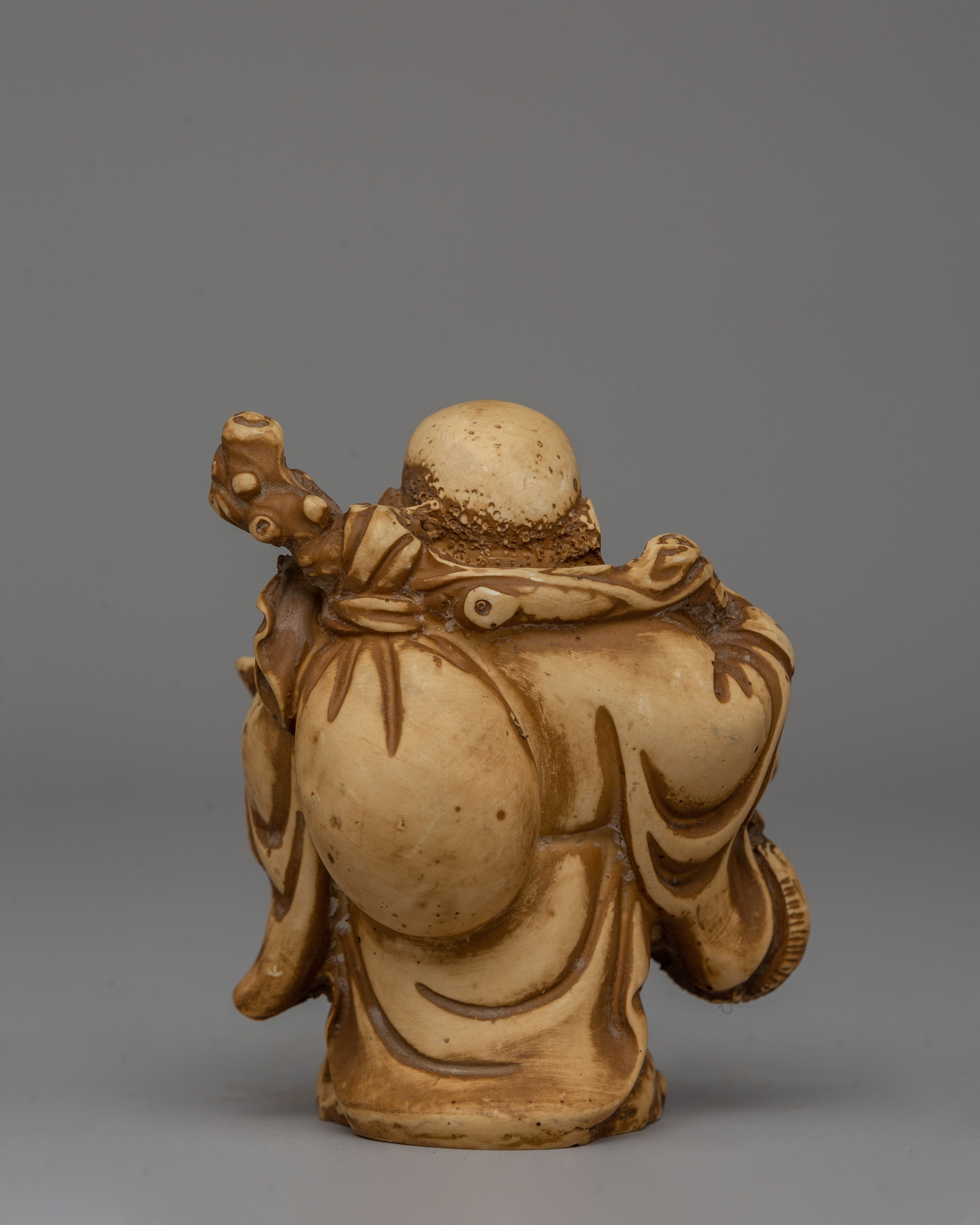 Ceramic Laughing Buddha Statue | Spiritual Home Decor