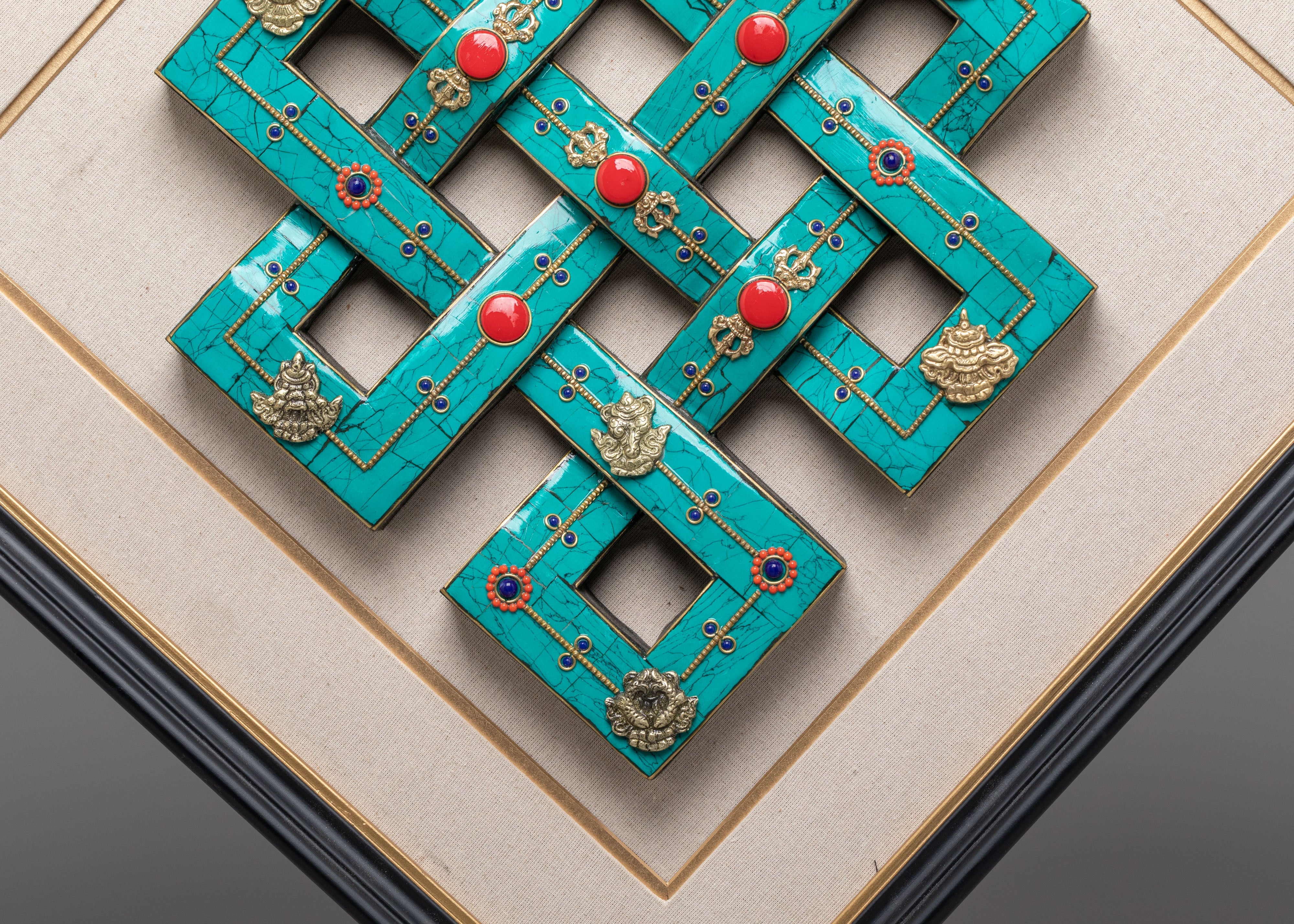 Handmade Endless Knot Wall Hanging | Spiritual Home Decor
