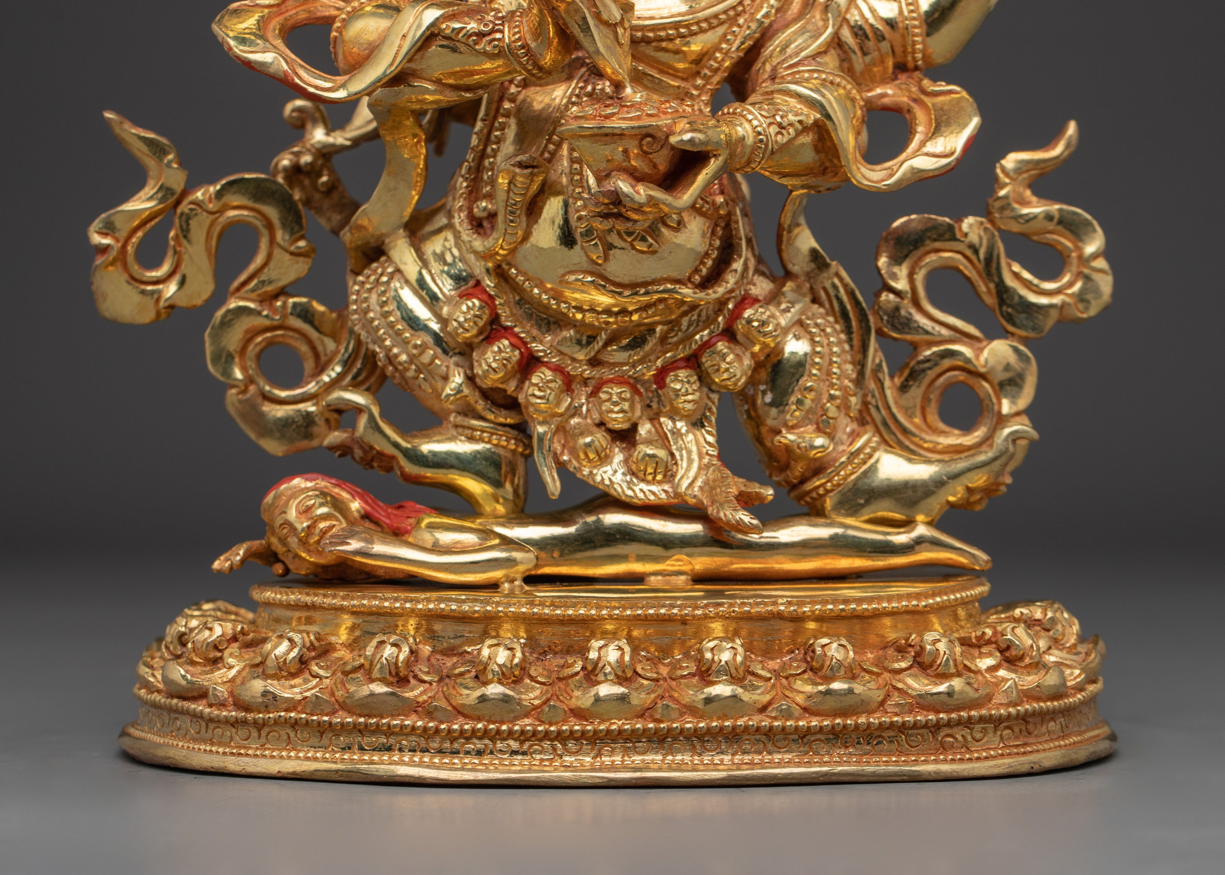 Statue of Four Armed Mahakala | Buddhist Protector