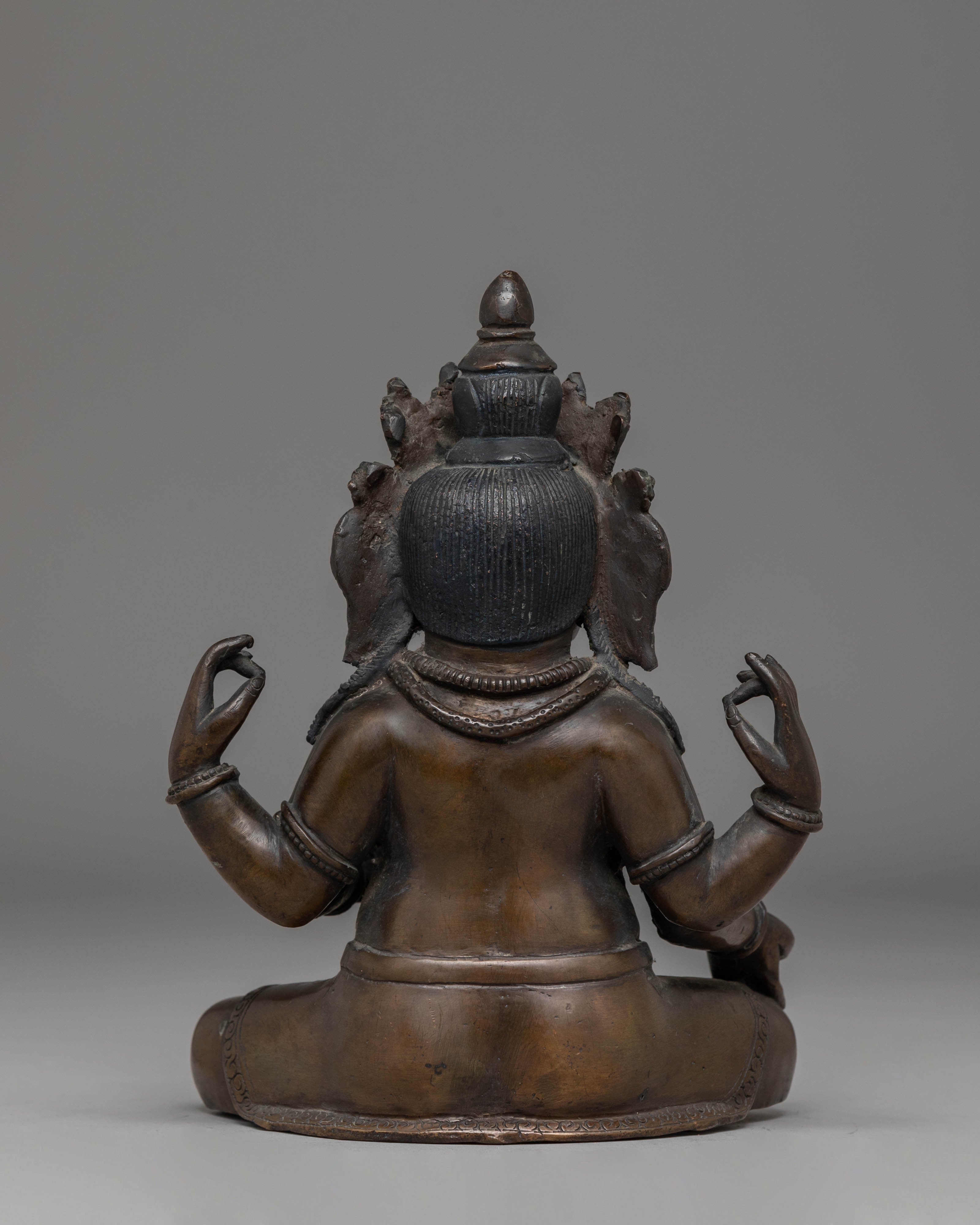 Oxidized Copper Statue of Ganesh | Symbol Of Wisdom