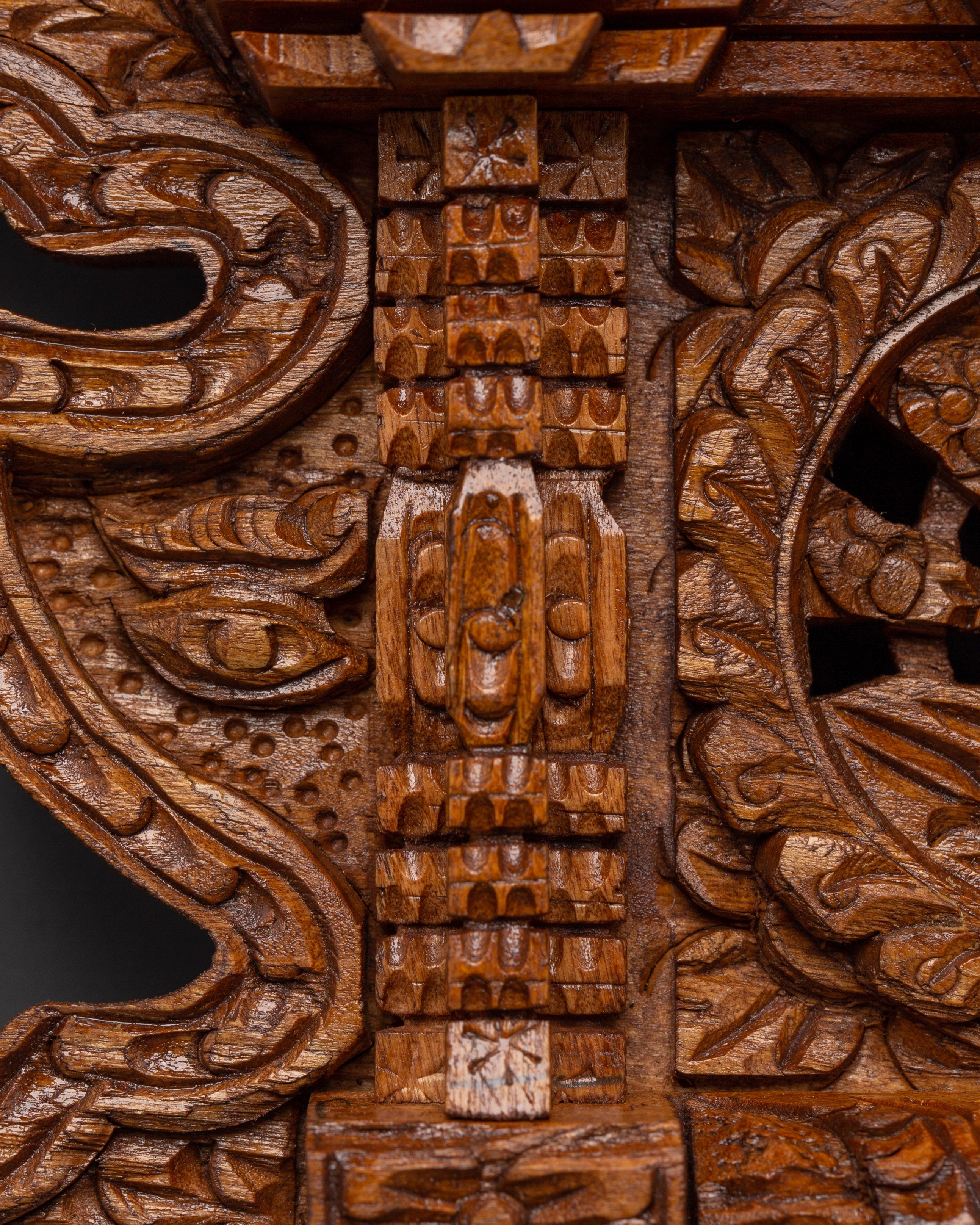 Hand-Carved Peacock Wall Hanging | Unique Wooden Art Piece