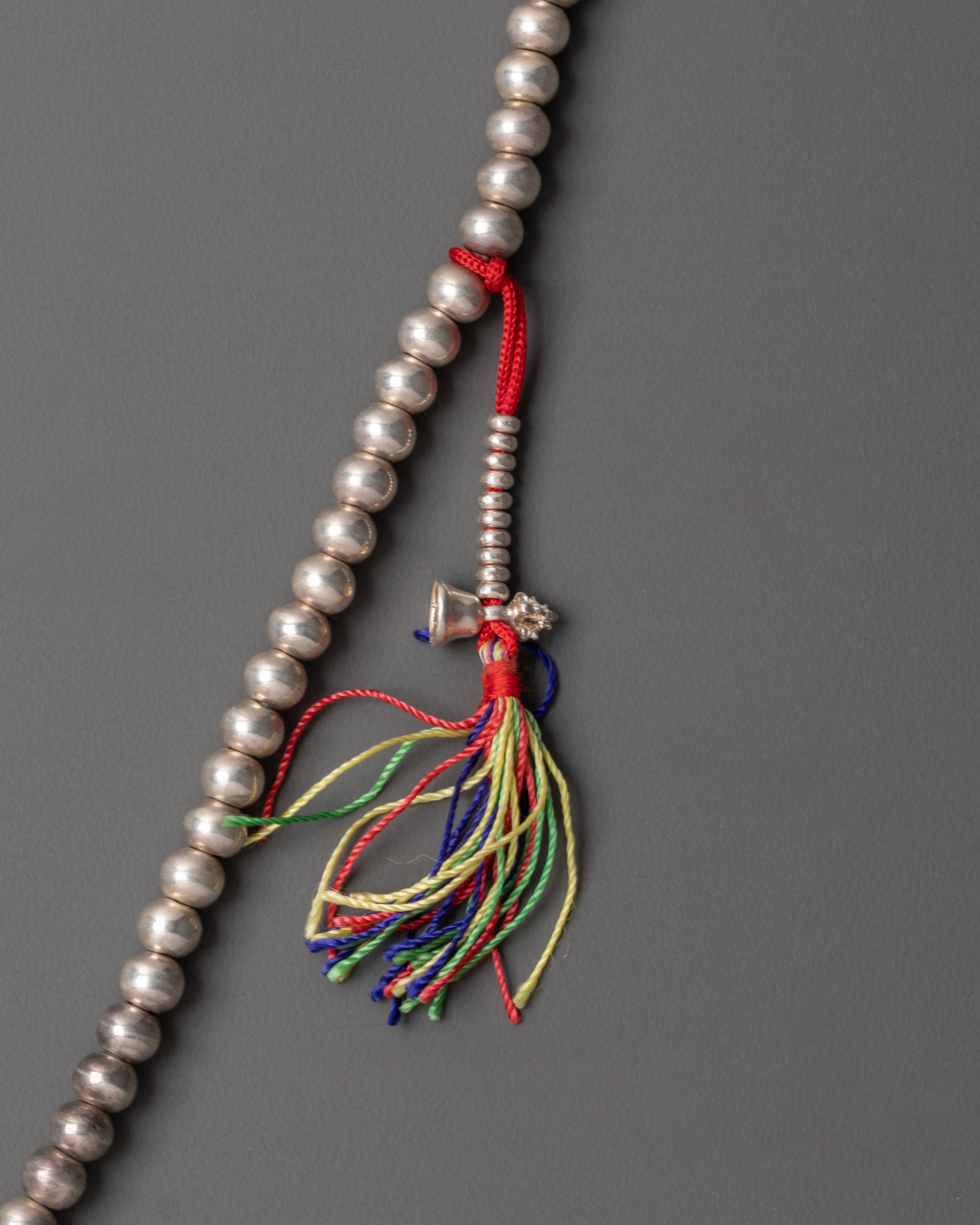 Silver Plated Mala | Beads for Meditation and Prayer
