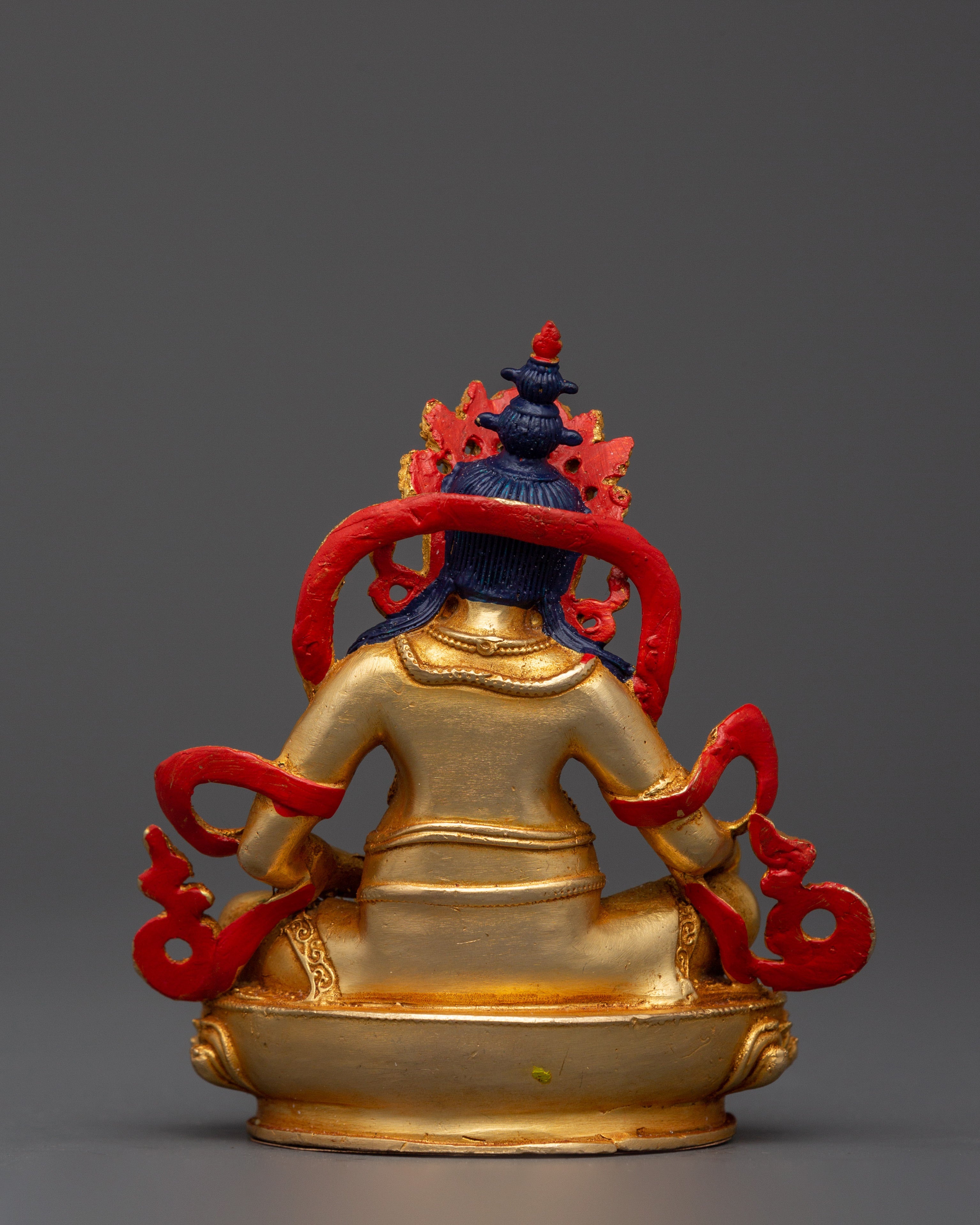Gold-Plated Dzambala Statue | Tibetan God of Wealth and Prosperity