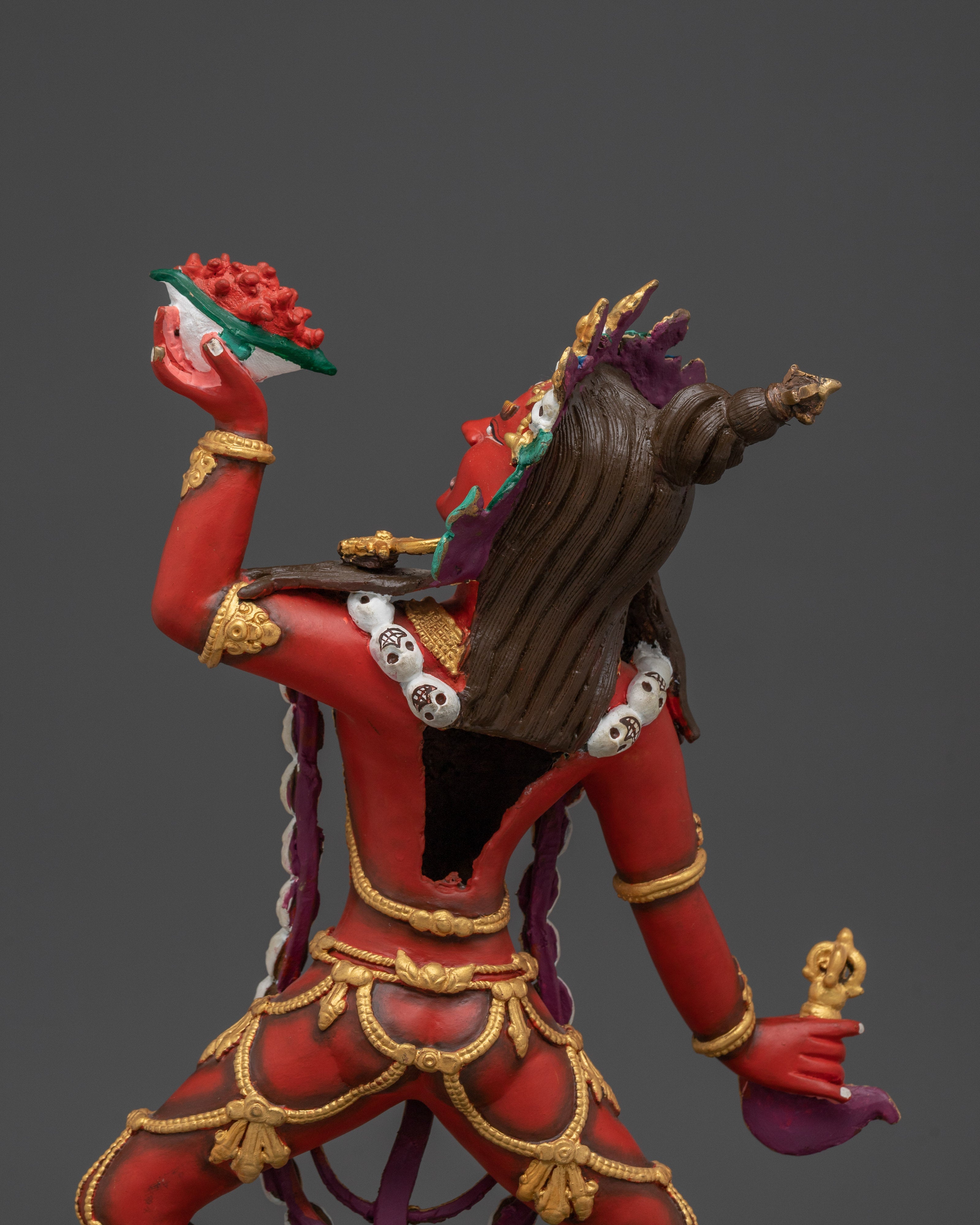 Tibetan Dakini Vajrayogini Copper Statue | The Fierce Queen of the Dakinis