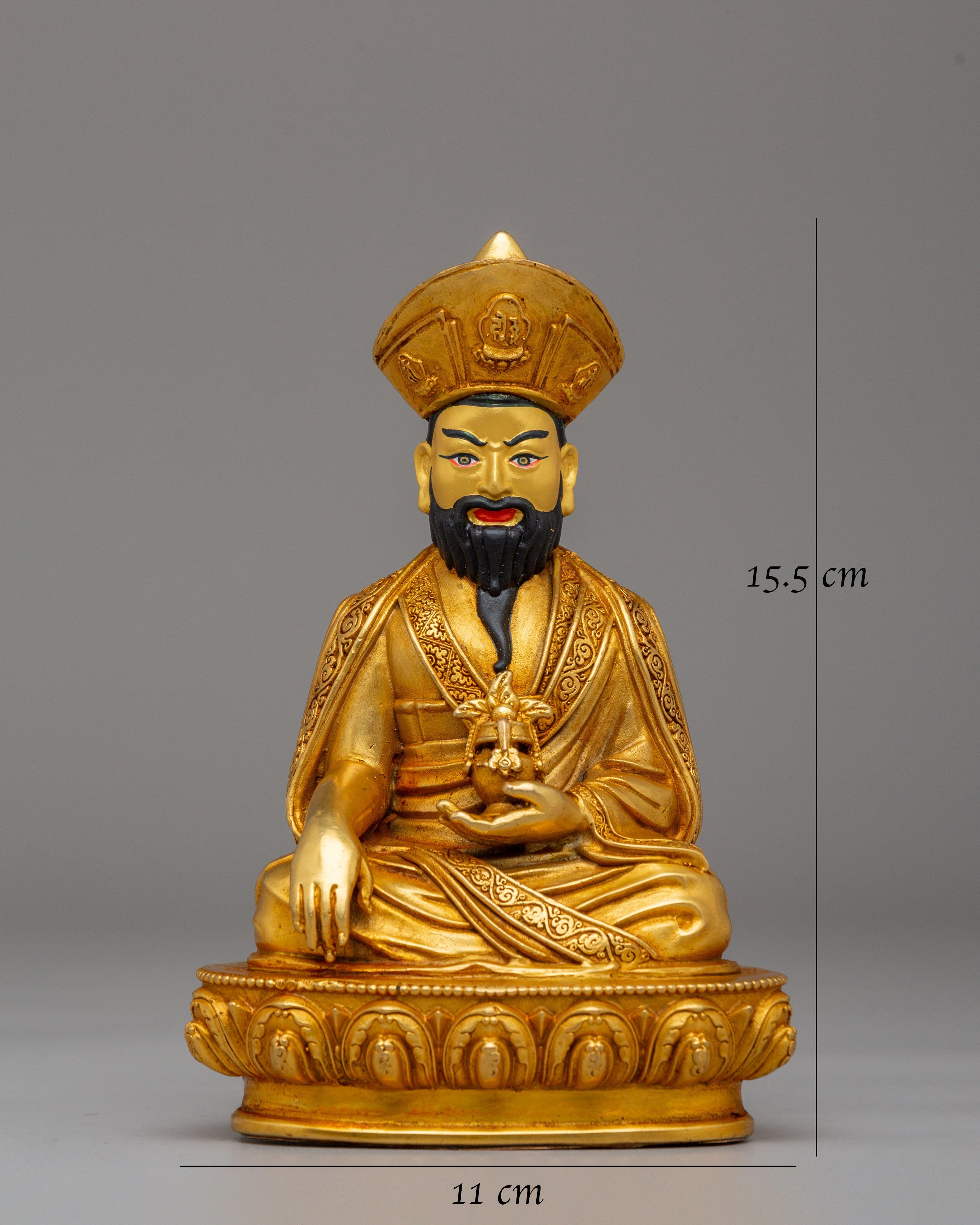 Handmade Guru Shapdum Altar Statue | Tibetan Spiritual Artwork