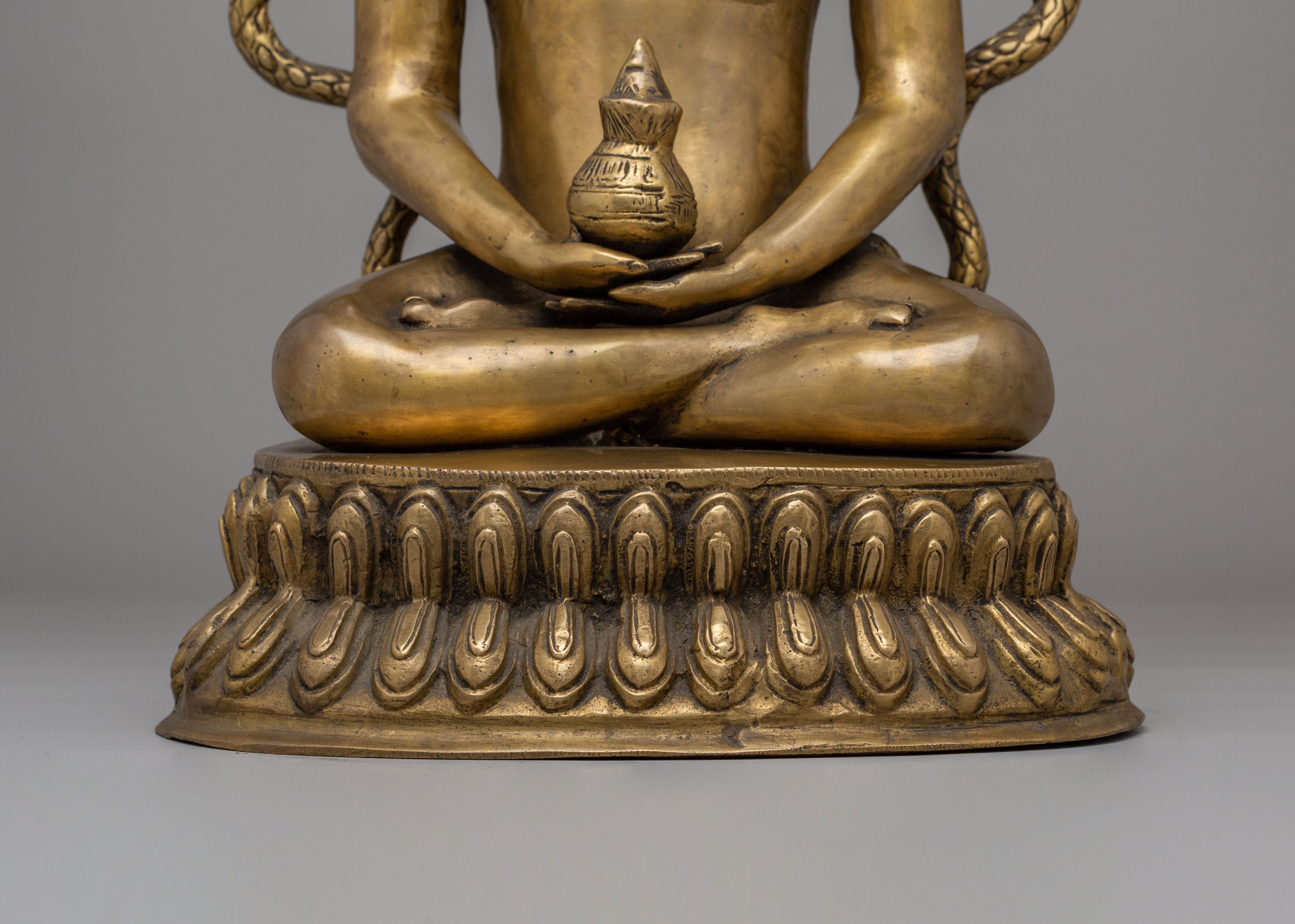 Handcrafted Nagarjuna Statue | Tibetan Buddhist Sculpture