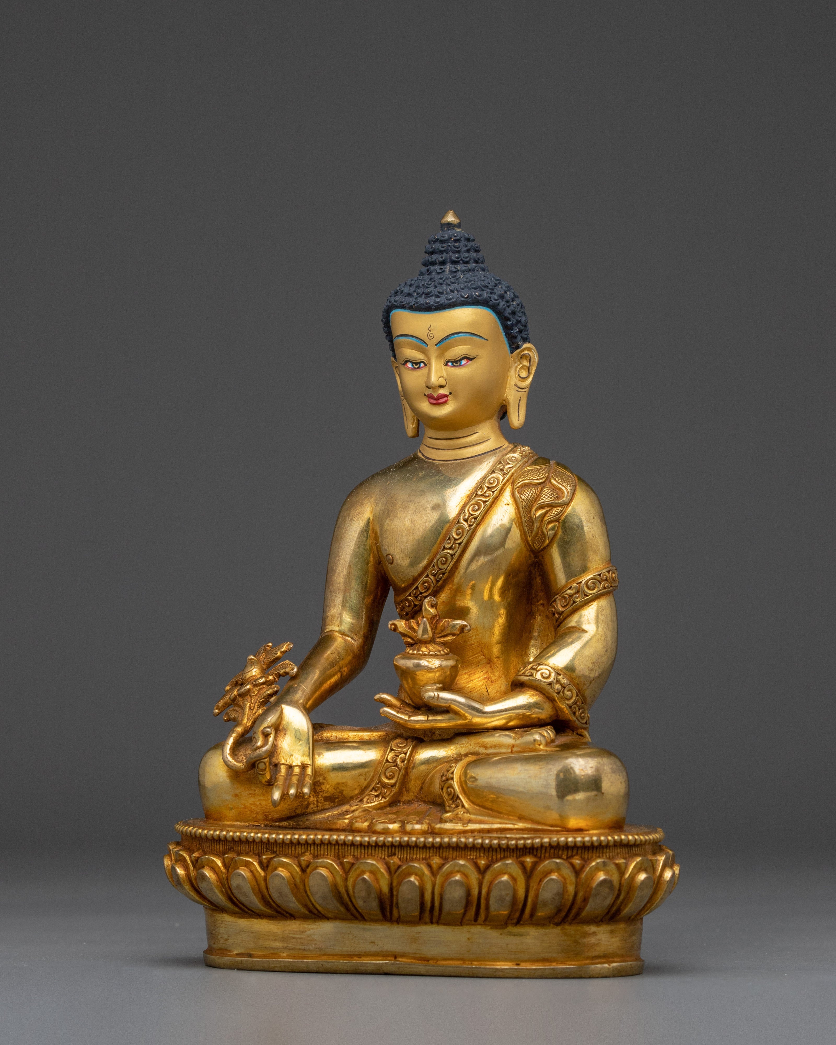 Spiritual Healing Artwork of Medicine Buddha | Healer of the Mind