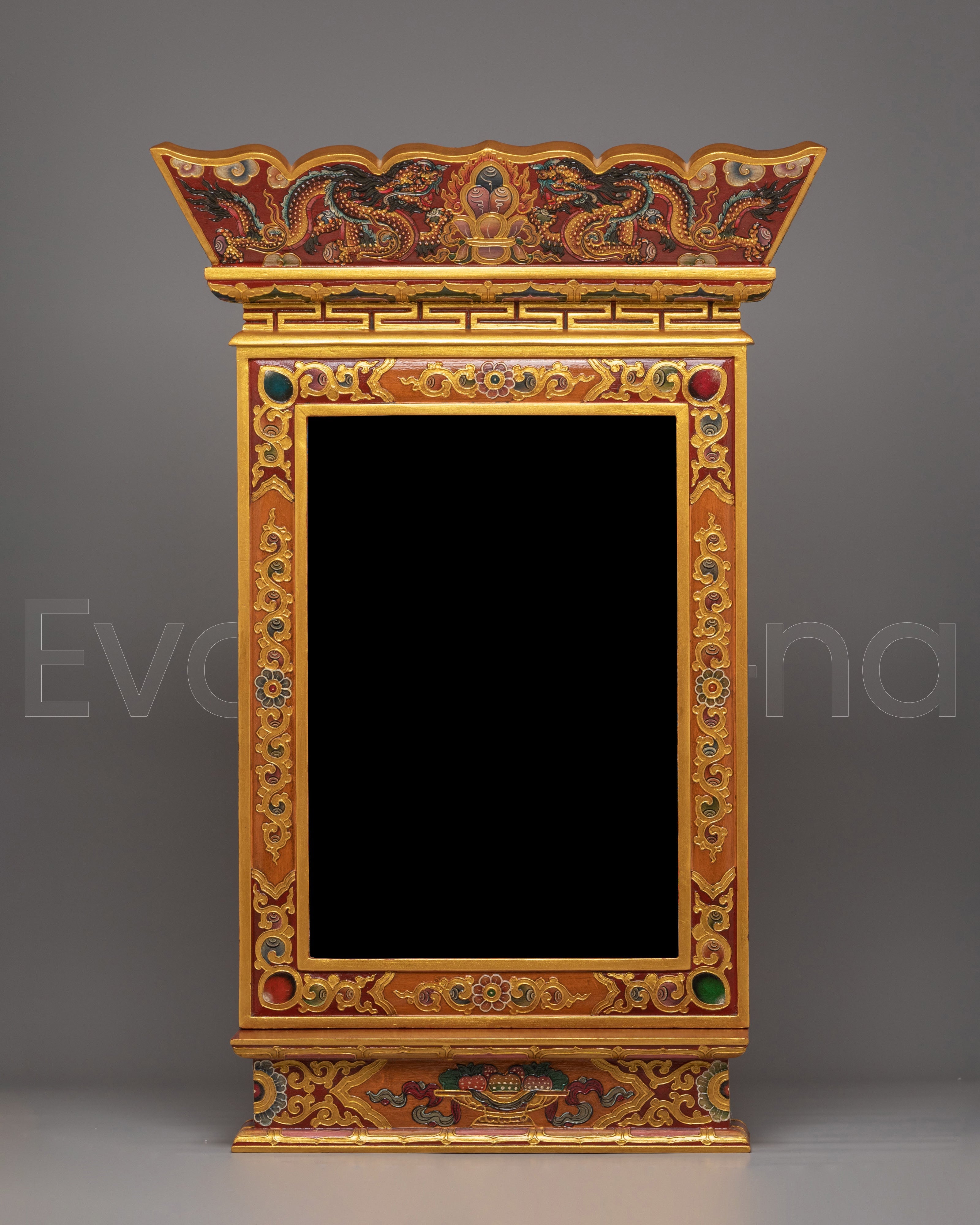 Decorative Dragon Motif Photo Frame | Wall Hanging Art for Home Decor