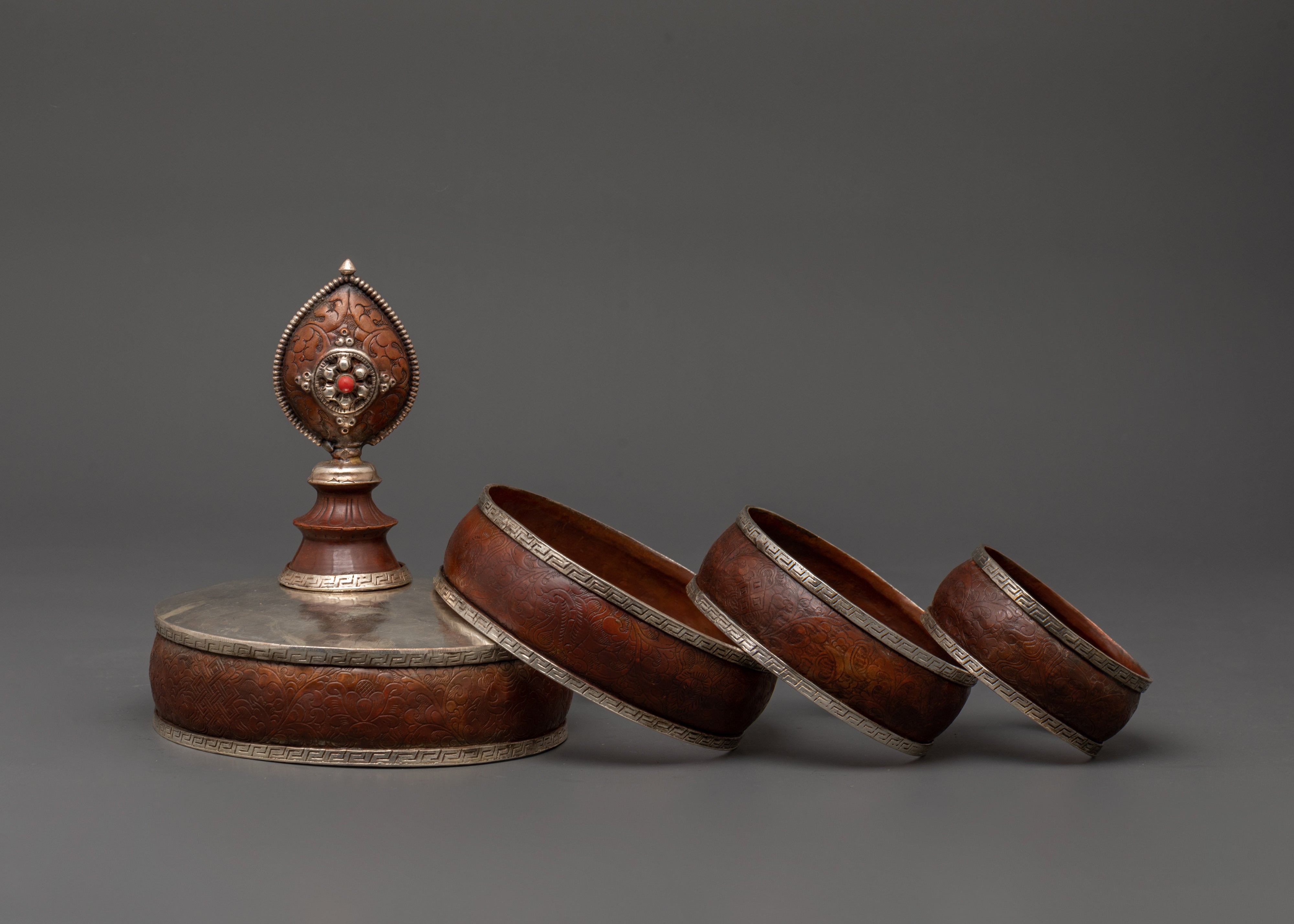 Tibetan Mandala Ritual Artifact | For Altar Offerings and Sacred Practices