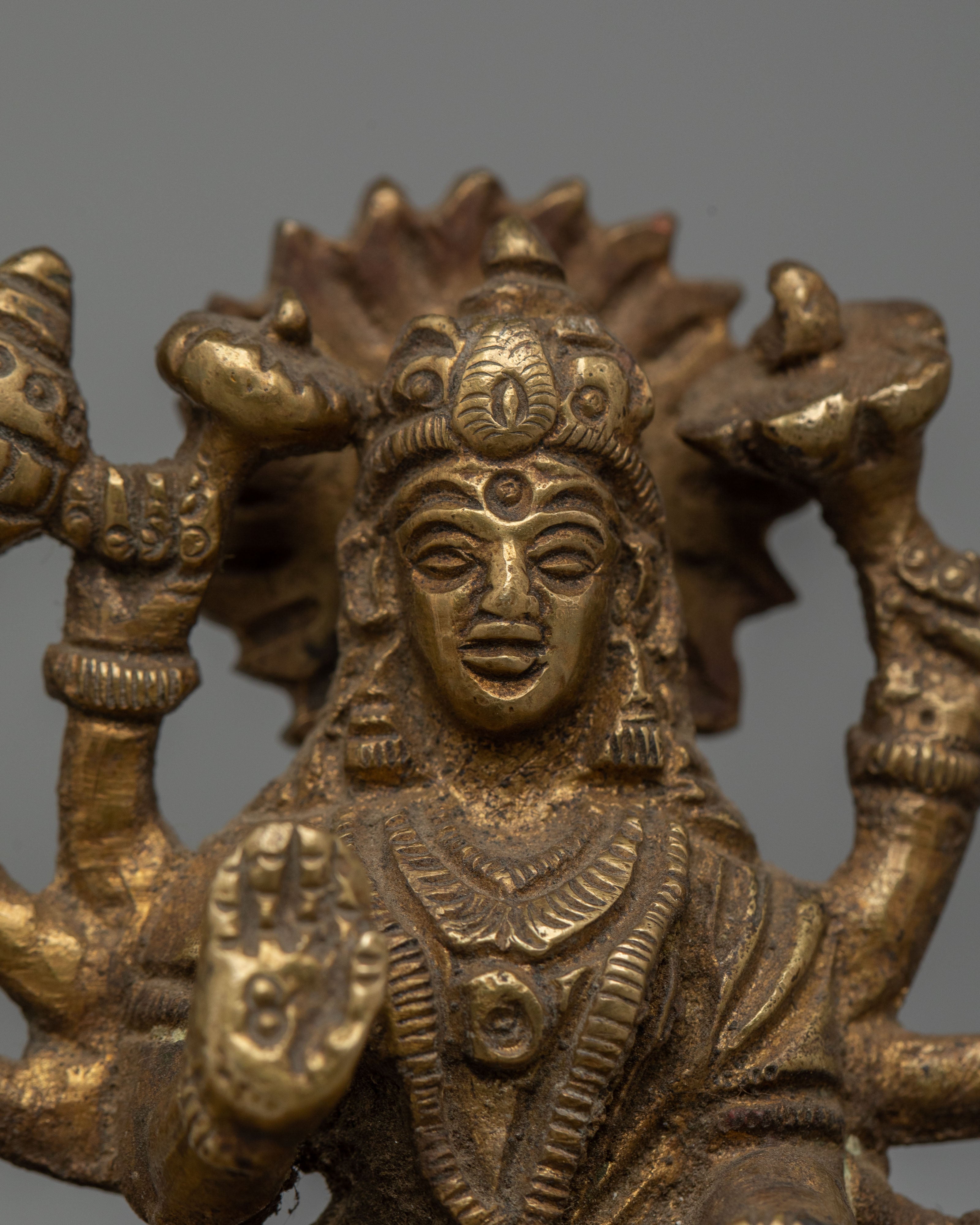 Handmade Brass Durga | Statue Symbol of Protection
