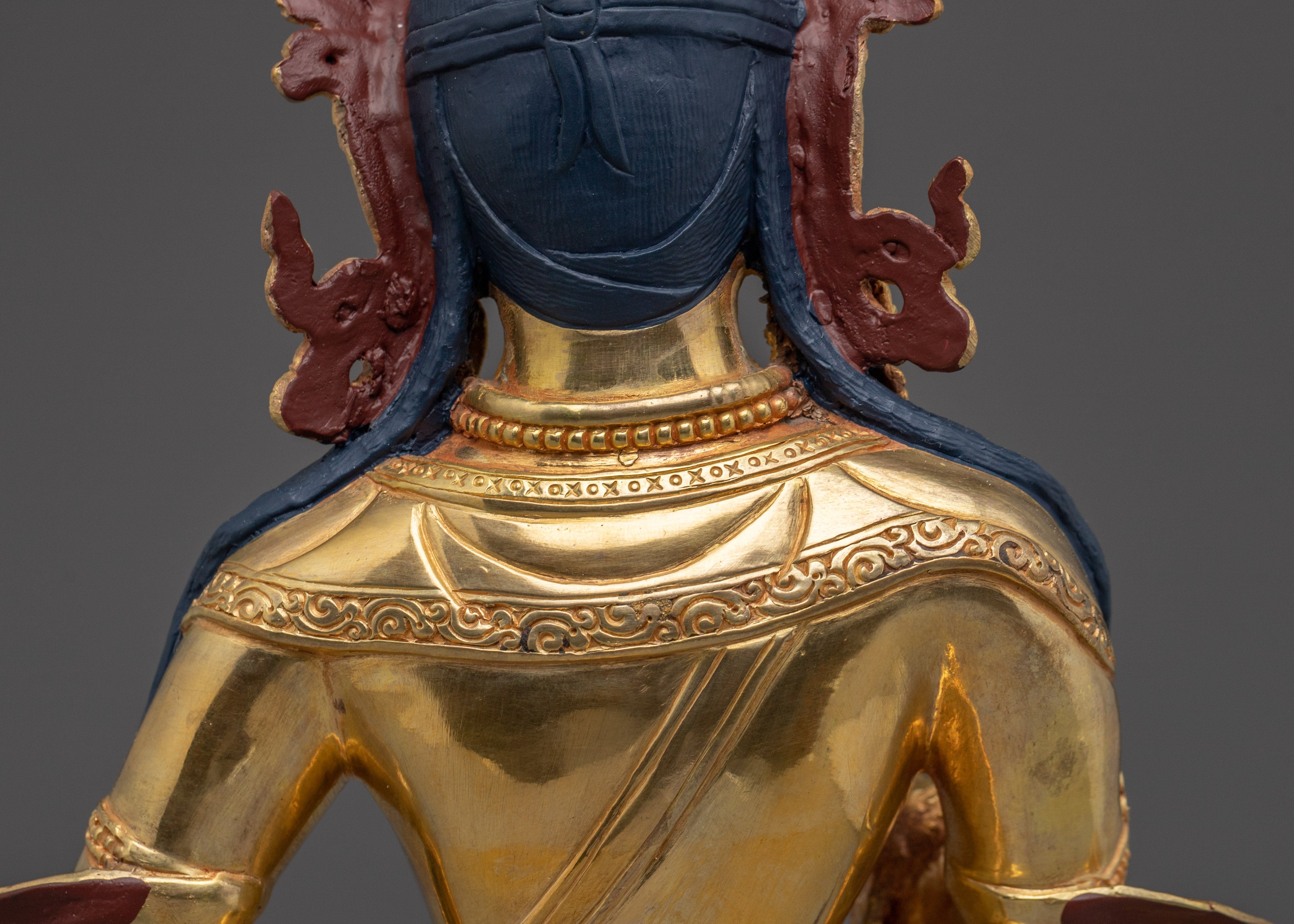 Golden statue of Vajrasattva | Dorje Sempa - Embodiment of Purification