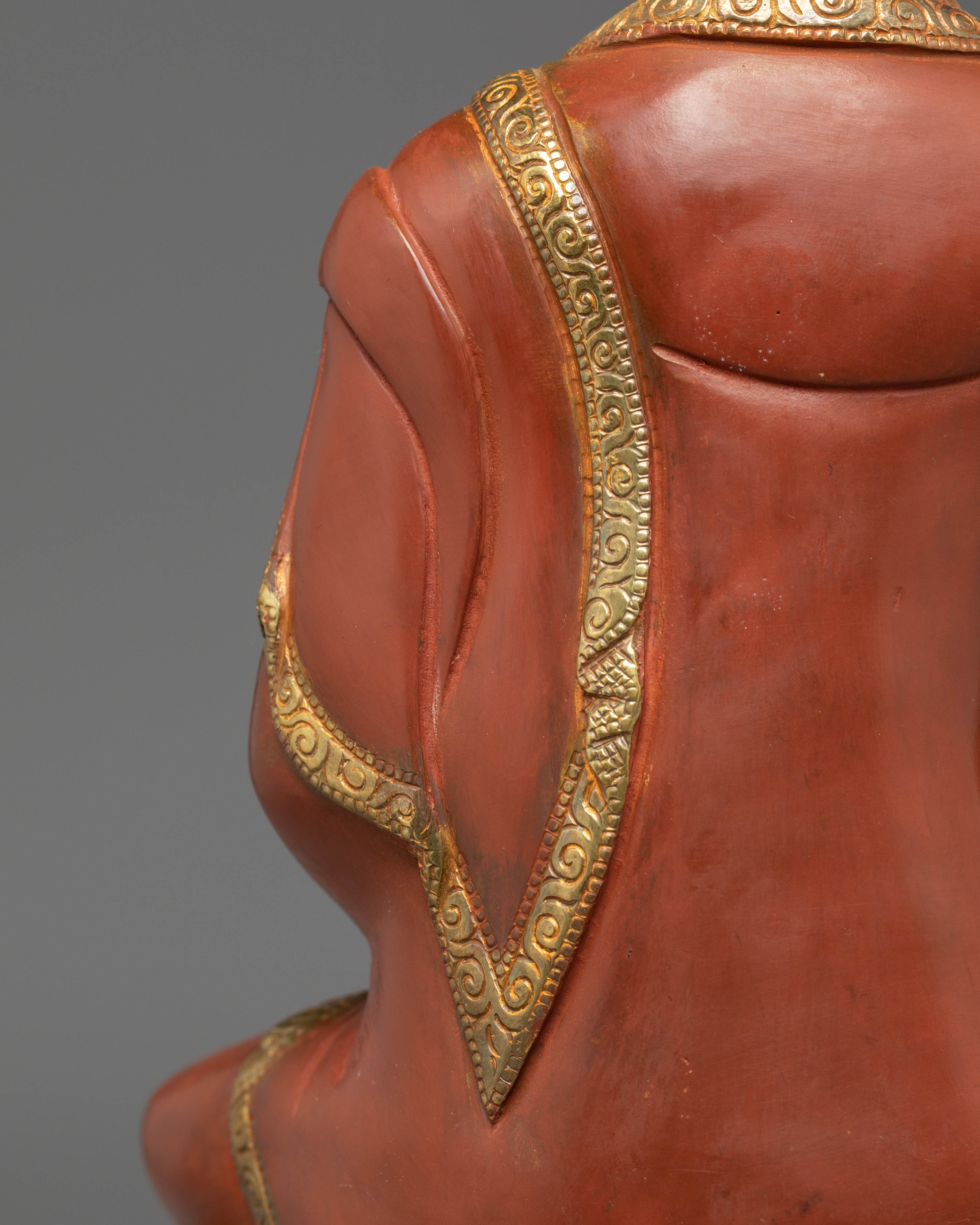 Tibetan Buddhist Statue of Shakyamuni Buddha | Statue with Turquoise and Coral