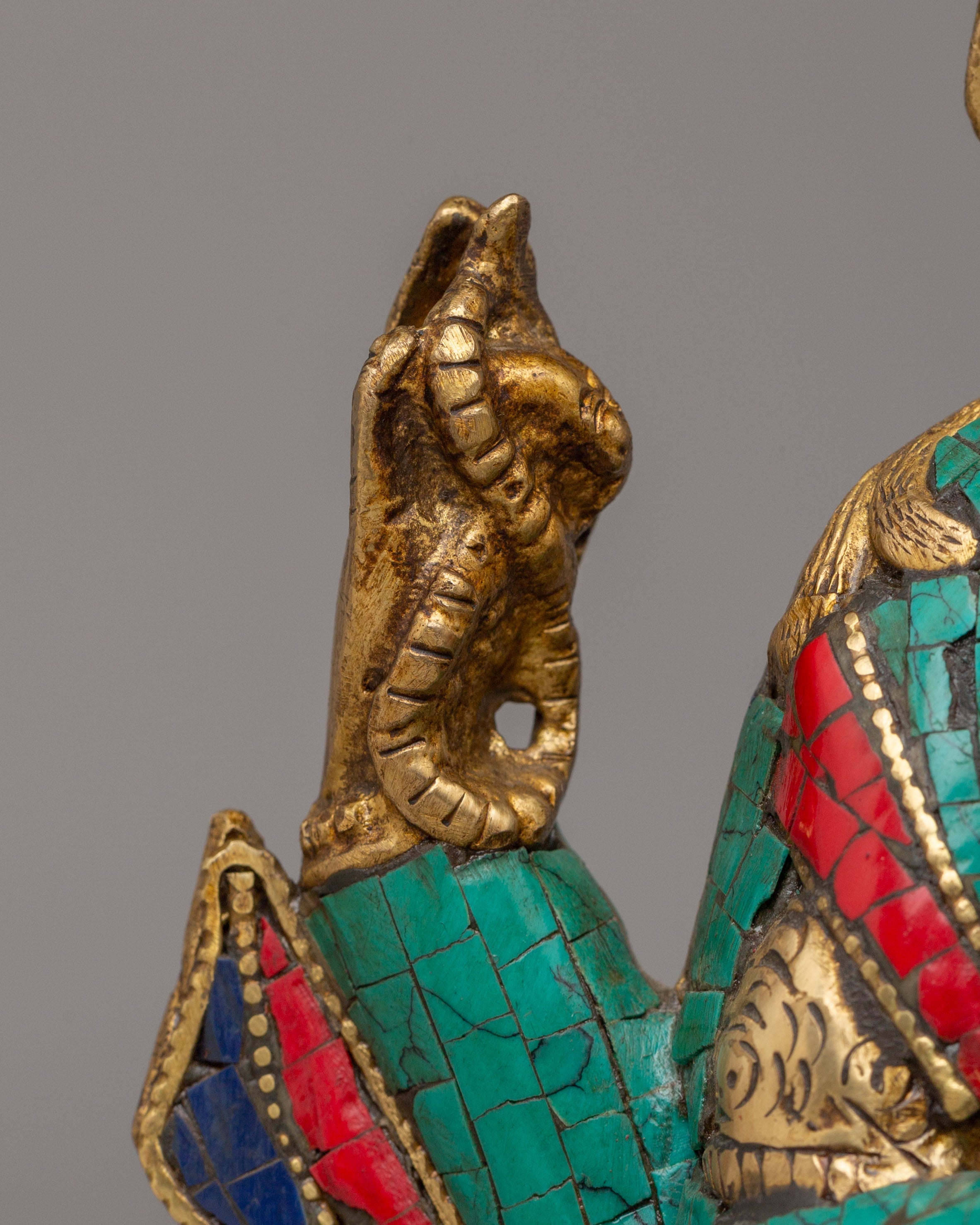 Tibetan Chenrezig Statue for Altar | Buddhist Deity Figurine