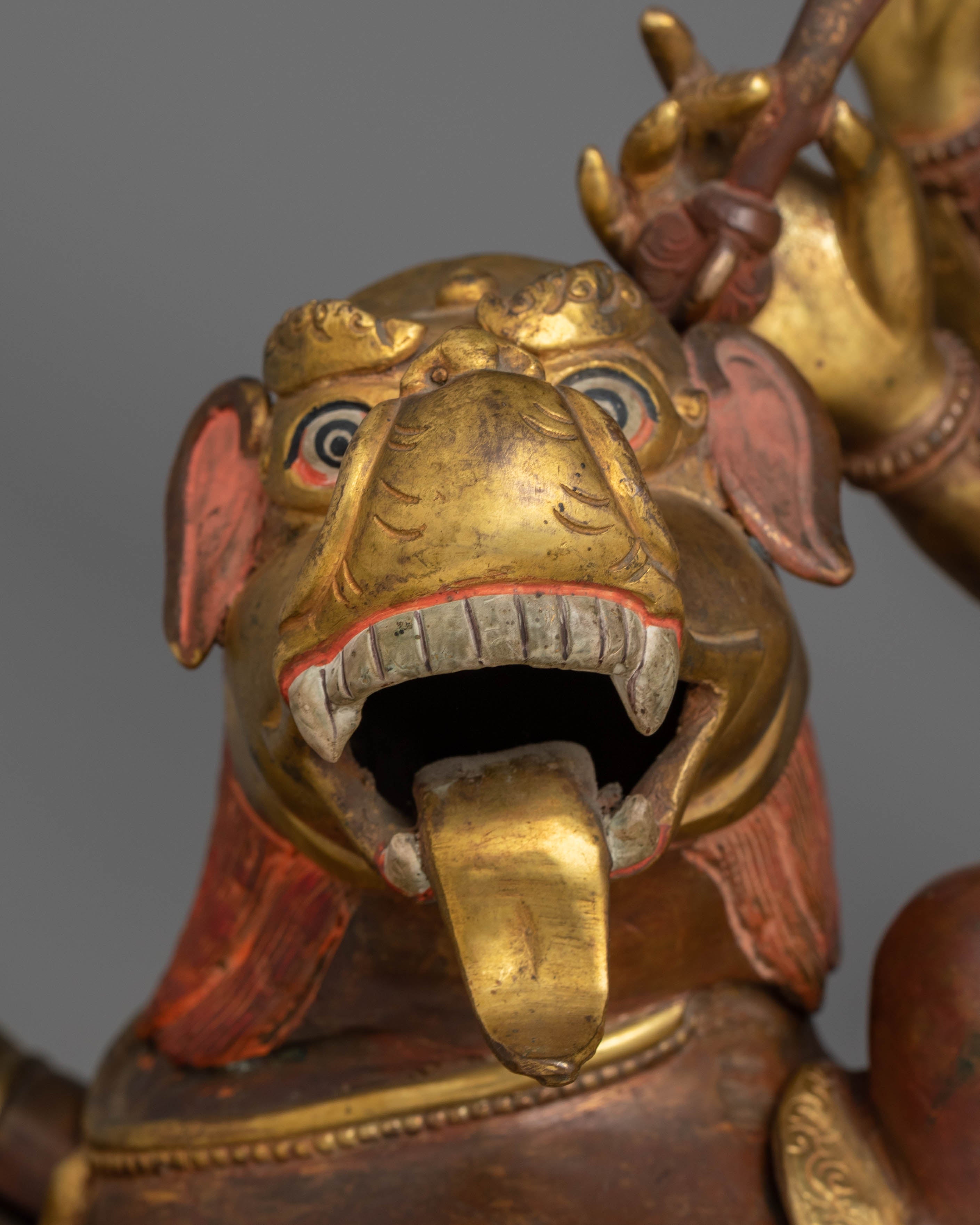 Handcrafted Pehar Gyalpo Figurine | Tibetan Protector