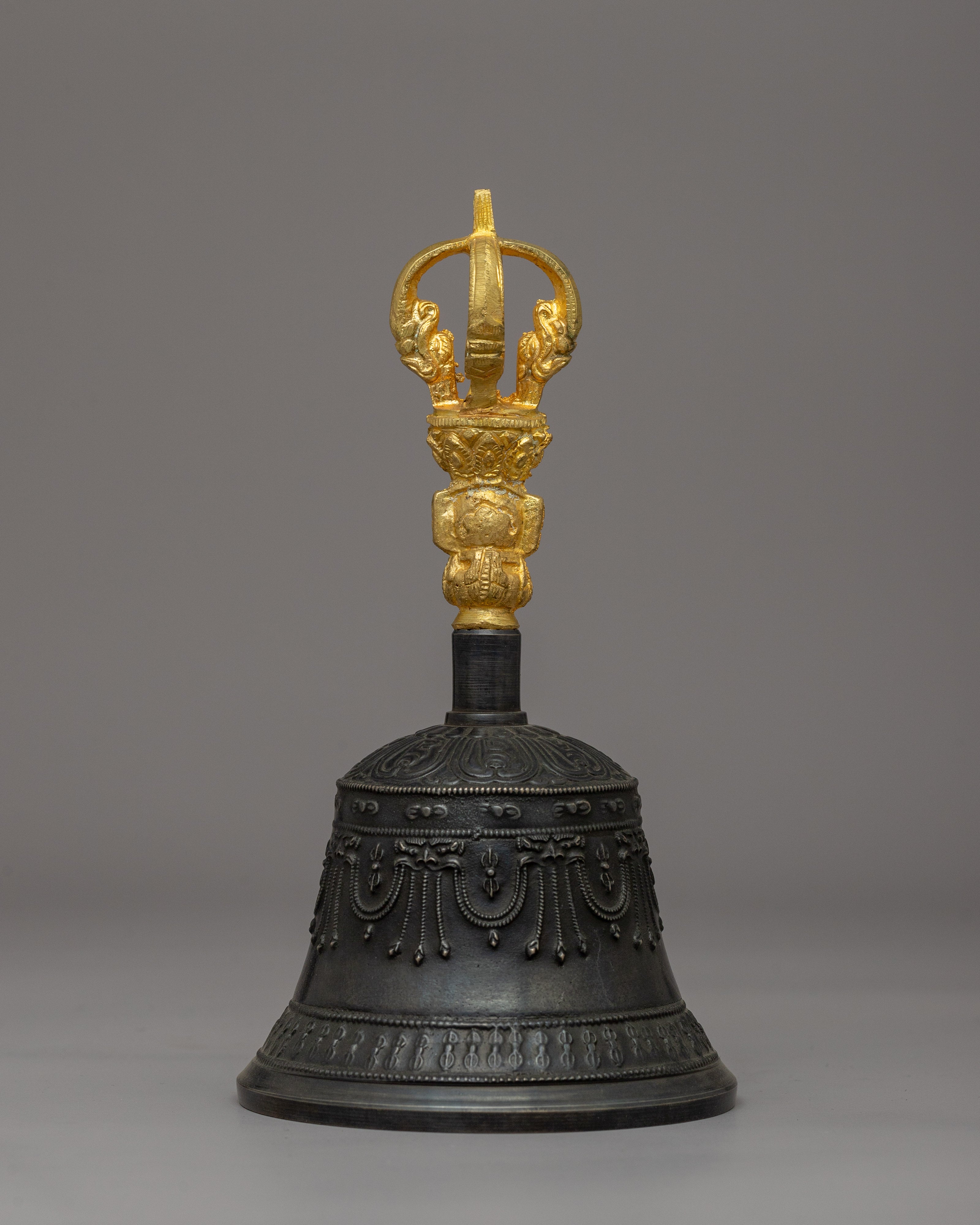 Bell and Vajra Sacred Items for Altar | Religious Dharma Artwork