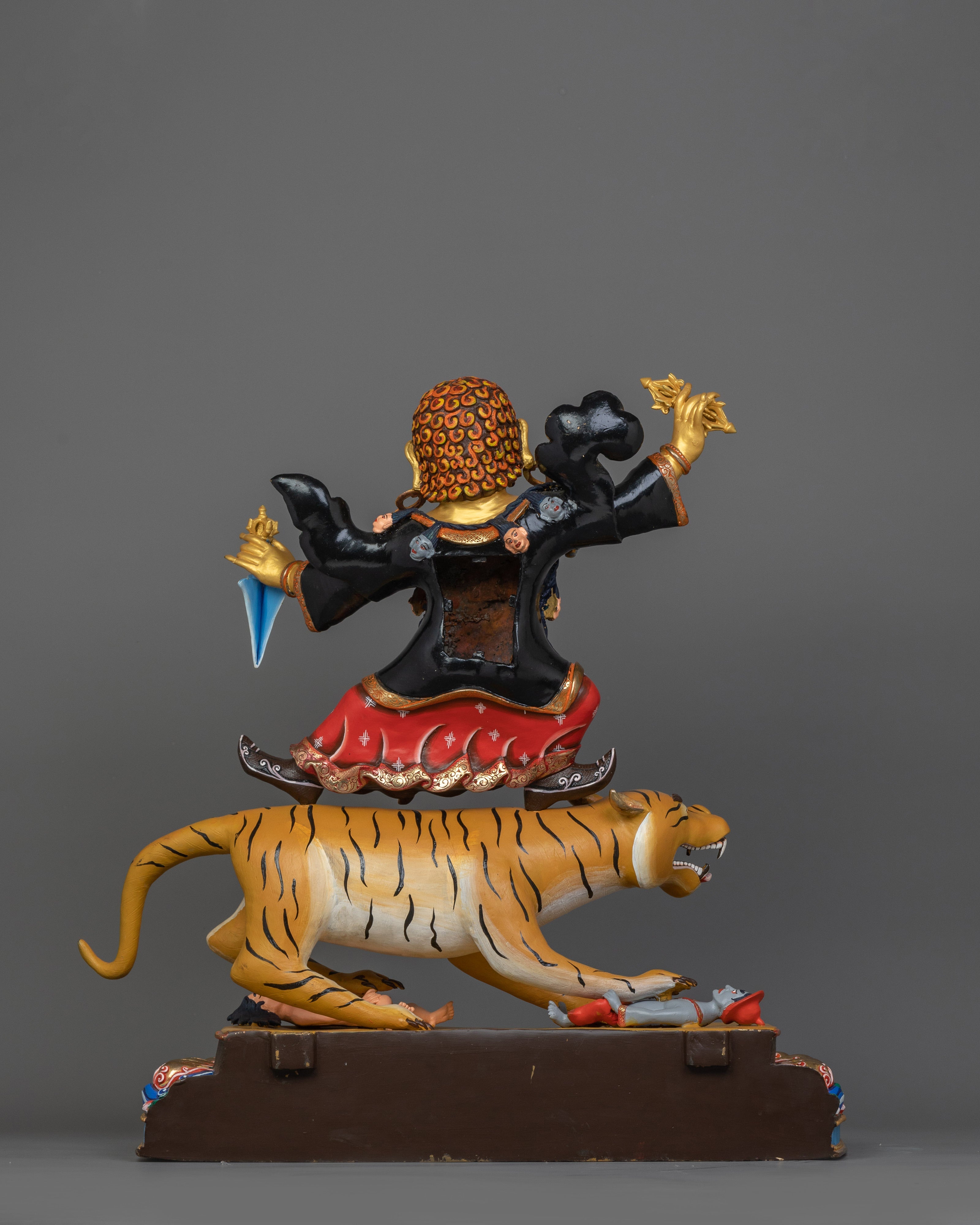 Dorje Drollo Wrathful Deity Handmade Statue | The Fierce Tantric Protector Deity