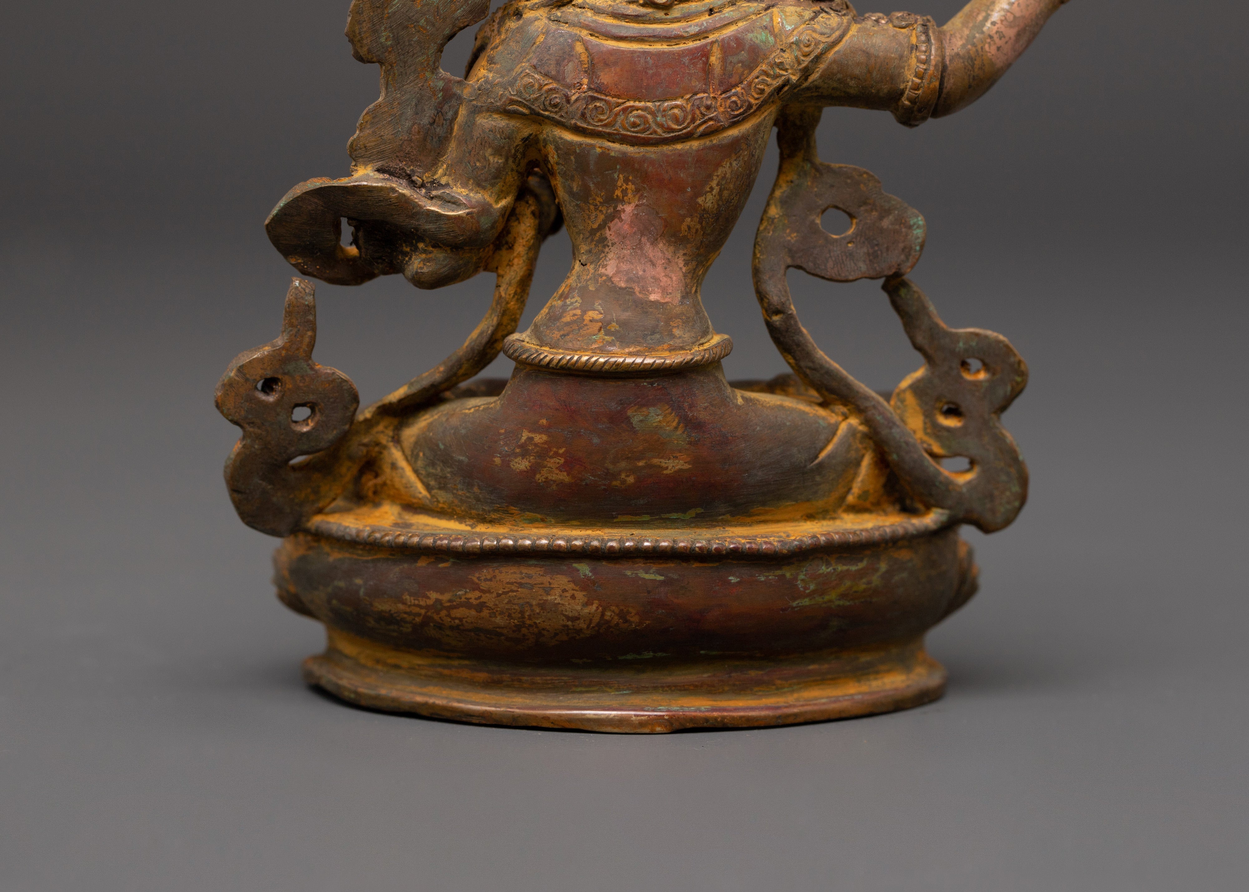 Manjushri, The Bodhisattva of Wisdom | Deity Wielding a Flaming Sword