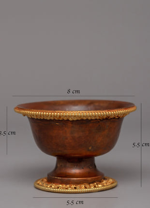 Traditional Tibetan Offering Bowls |  Meditation and  Rituals