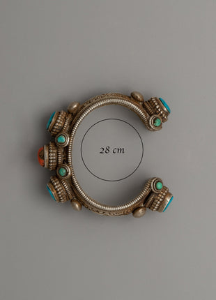 Handcrafted Turquoise Bracelet | Traditional Buddhist Jewelry
