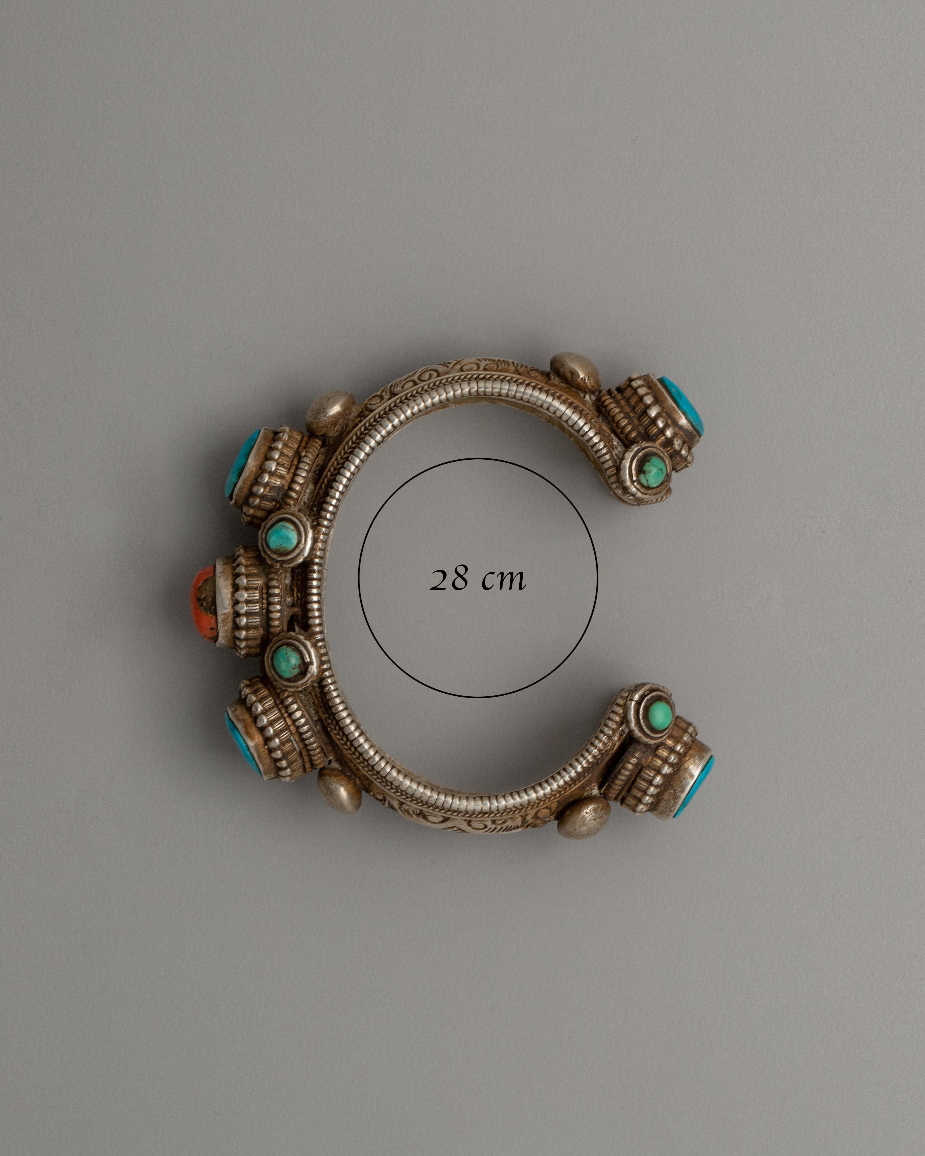 Handcrafted Turquoise Bracelet | Traditional Buddhist Jewelry