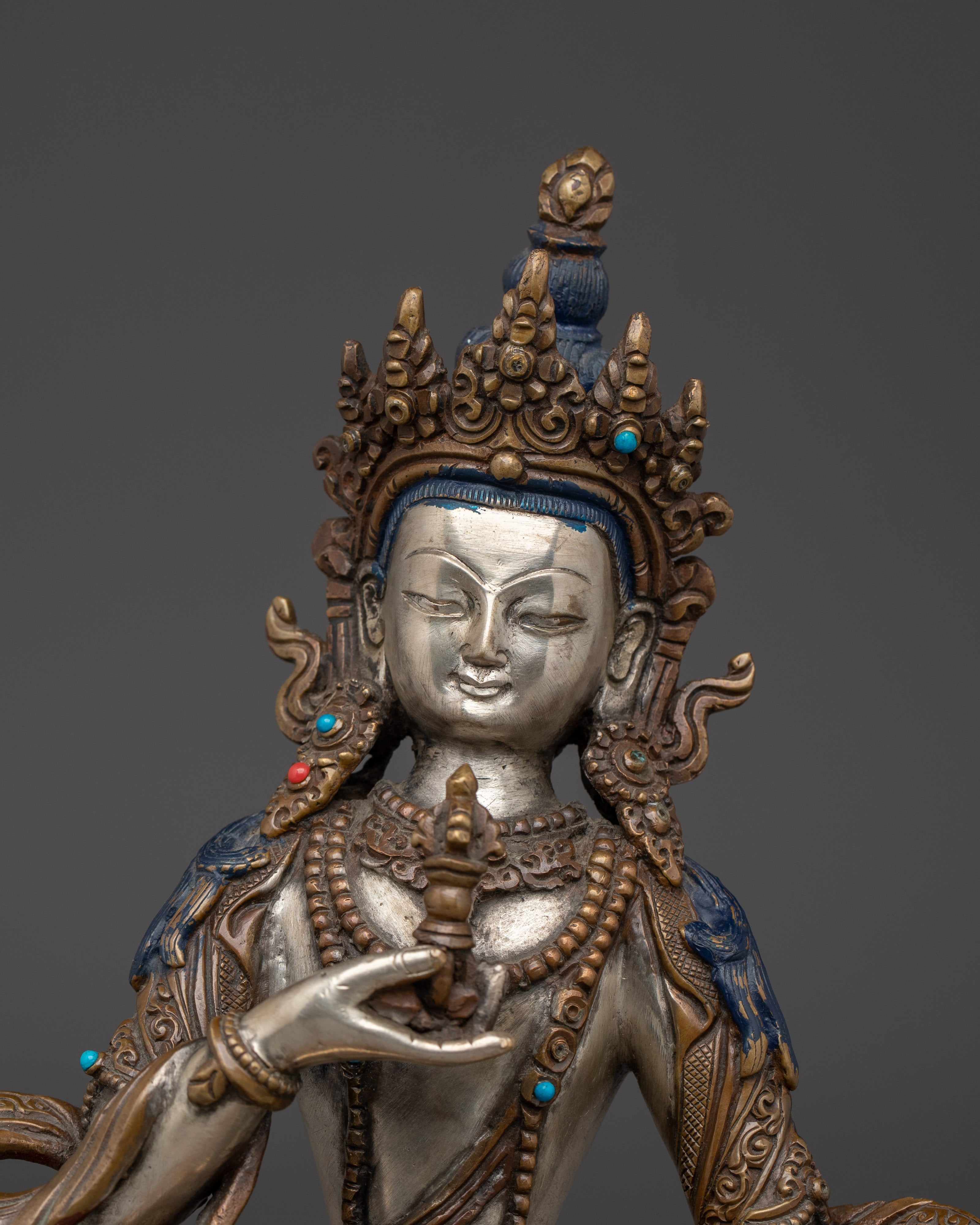 Copper Buddhist Artwork of Vajrasattva | Symbol of Purification and Inner Clarity