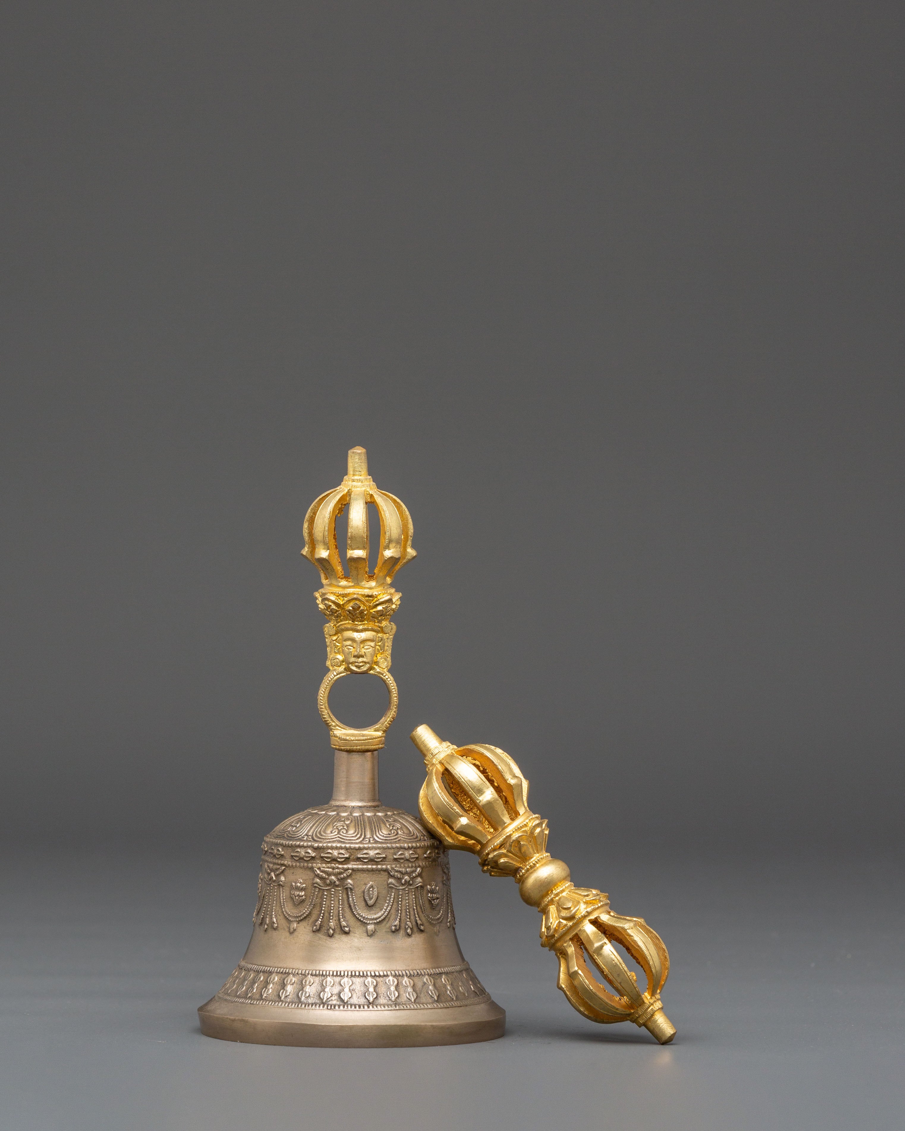 Bell and Vajra for Ritual Ceremonies | Symbol of Wisdom and Compassion